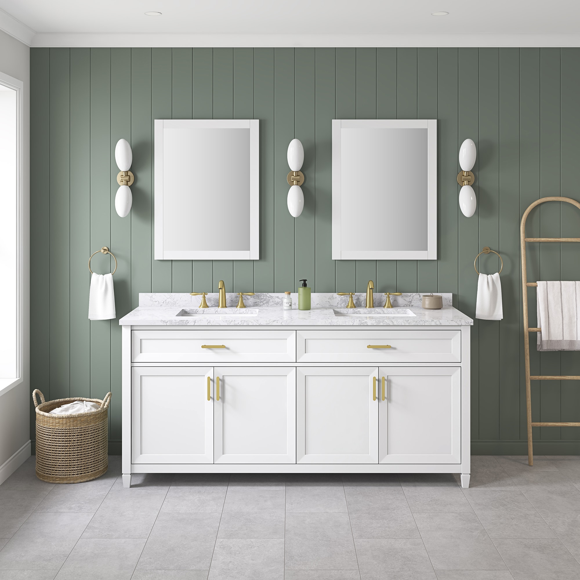 allen + roth LANCASHIRE 72W Bath-Vanity-Combo - View #14