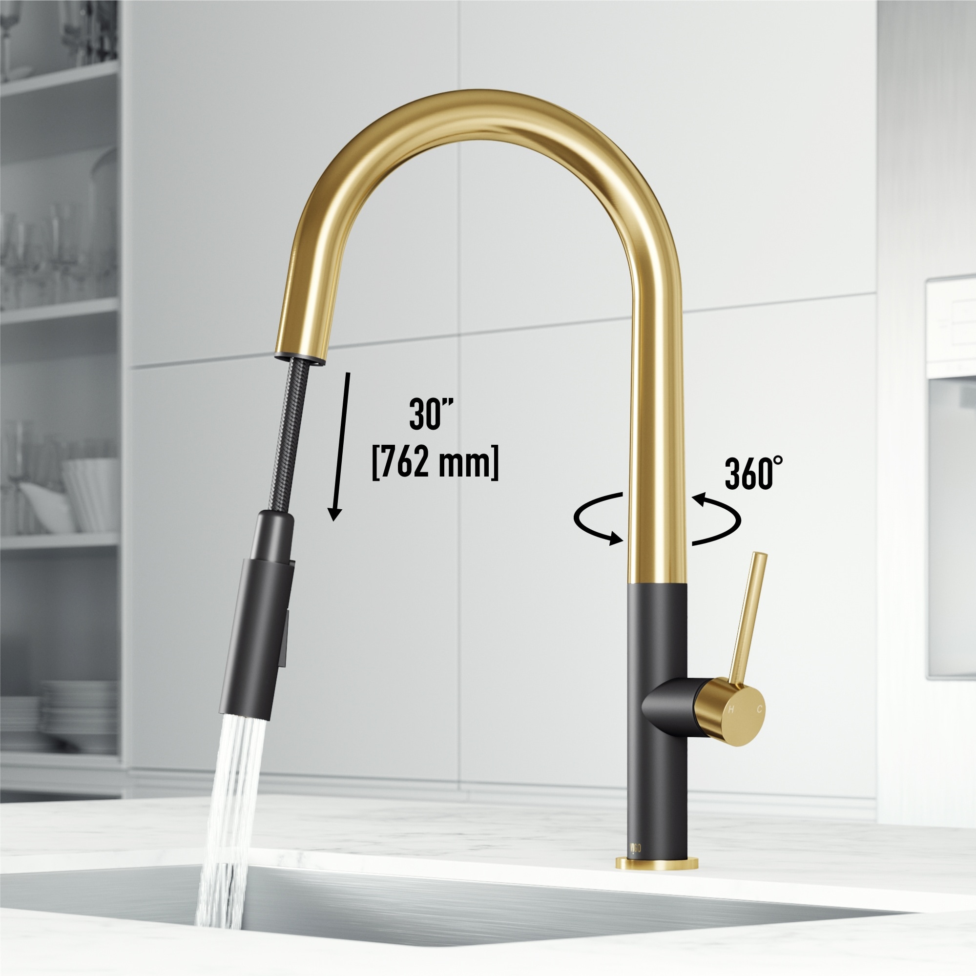 VIGO VG02029MBMGG Kitchen-Faucets - View #3