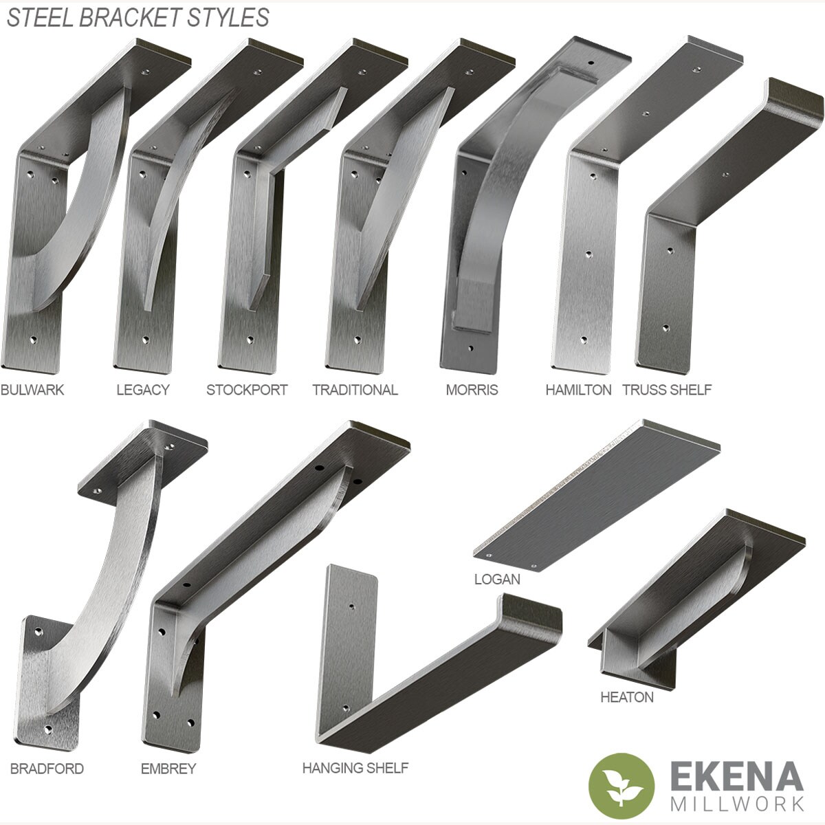 Ekena Millwork BKTM02X10X10HACRS Mending-Plates-Brackets-Braces - View #8