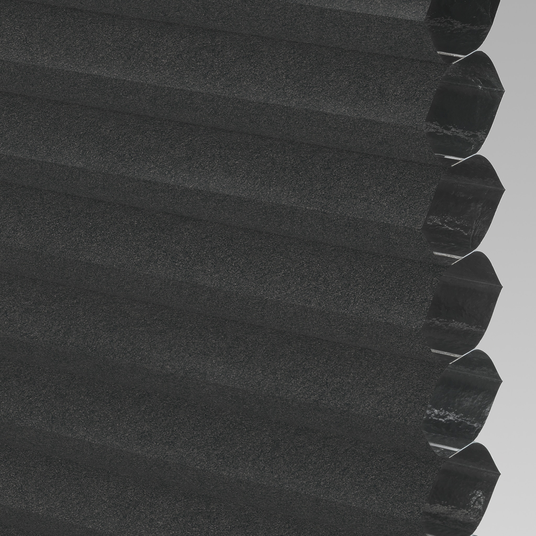 LEVOLOR 511454 Designer Colors Raven Blackout Polyester 3/4-in Single Cellular shade swatch