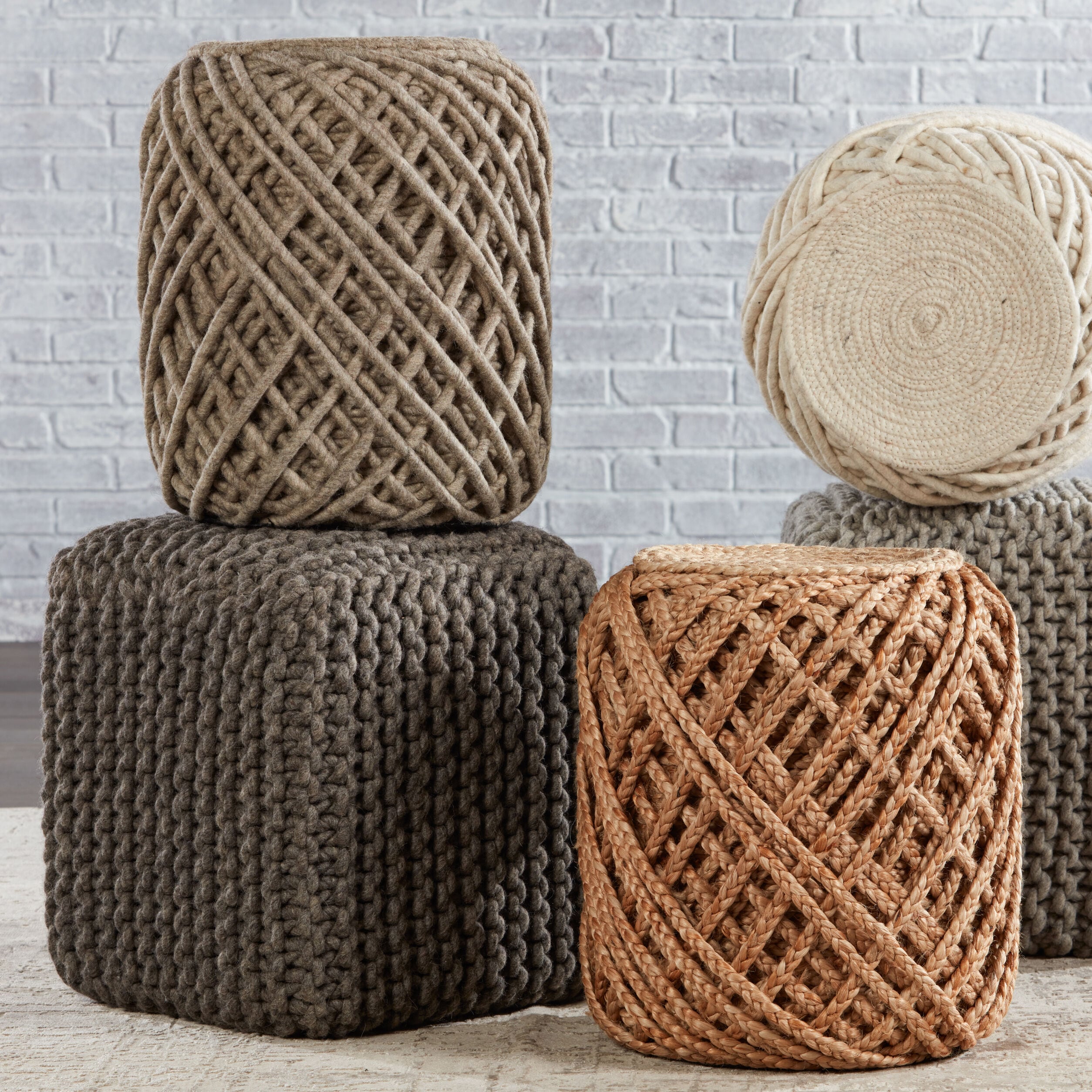 Jaipur Living BRF100139 Indoor-Ottomans - View #3