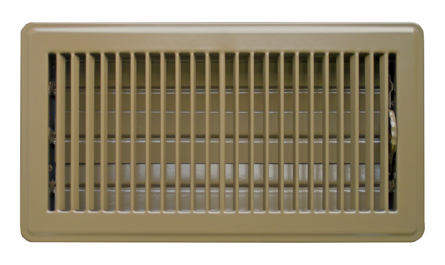 Accord ABFRBR612 6-in x 12-in 2-way Steel Brown Floor Register