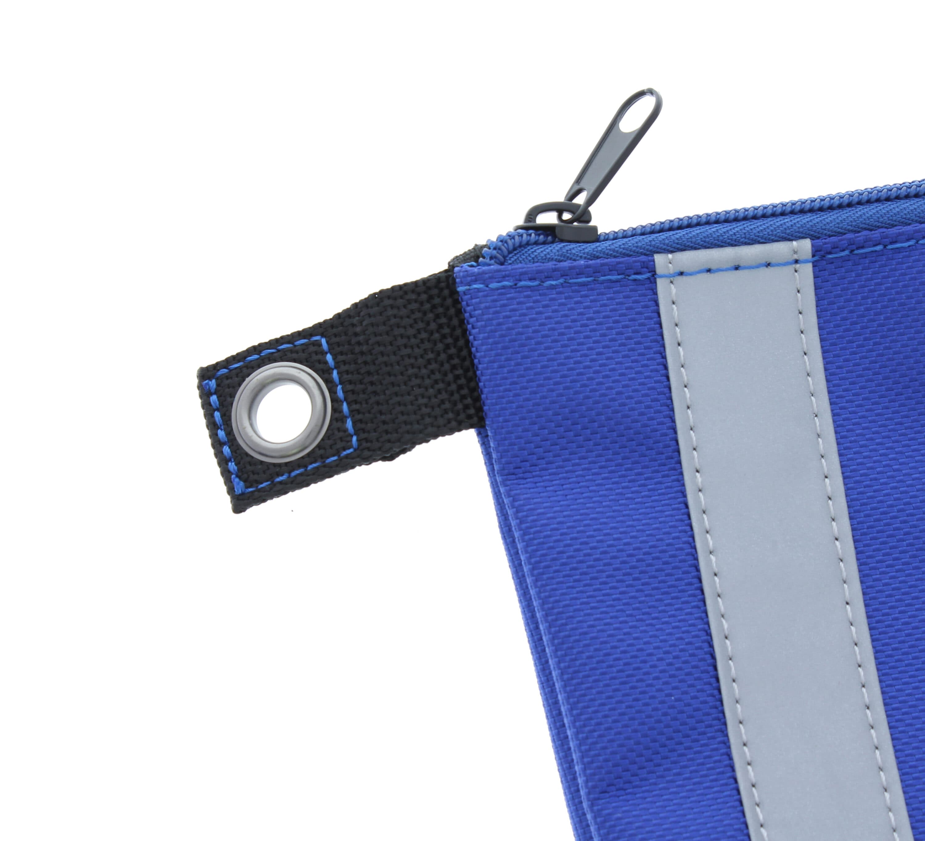 3-Piece Accessory and Fastener Black Canvas Zipper Bag Set - ideal