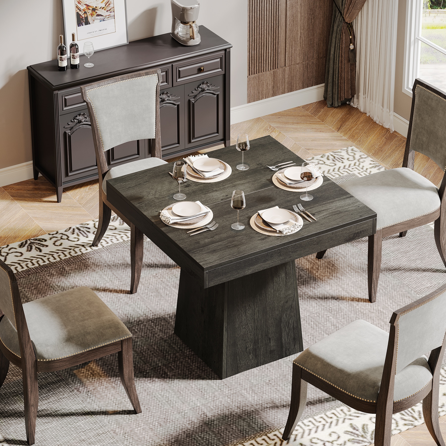 Tribesigns LWFD-JW0819 Dining-Tables - View #3