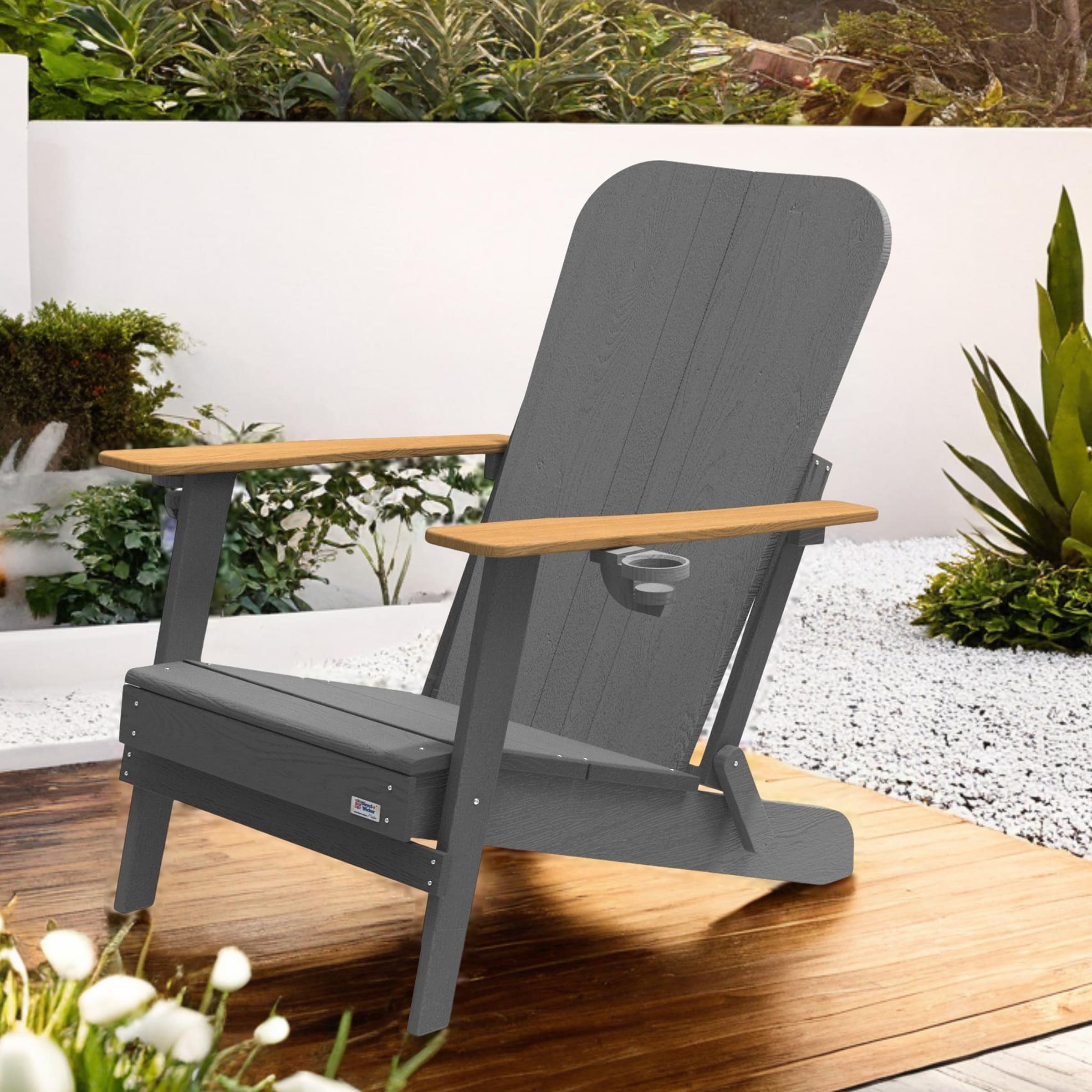 Moda Furnishings PAC-011-GR Patio-Chairs - View #2