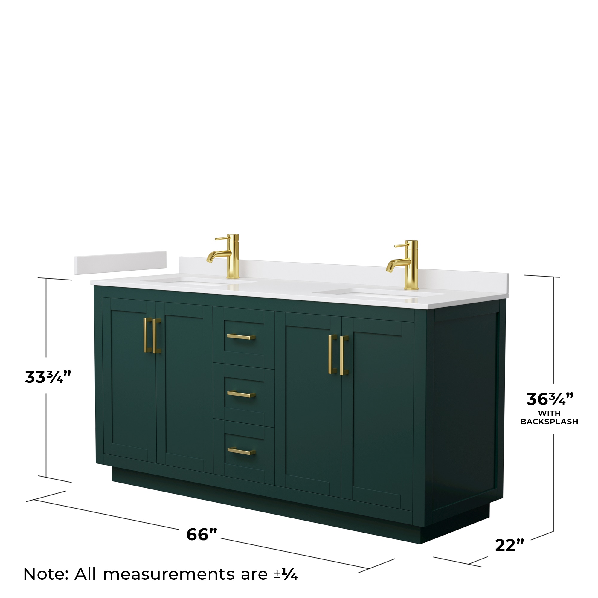 Wyndham Collection WCF292966DGDWCUNSMXX Bath-Vanity-Combo - View #5