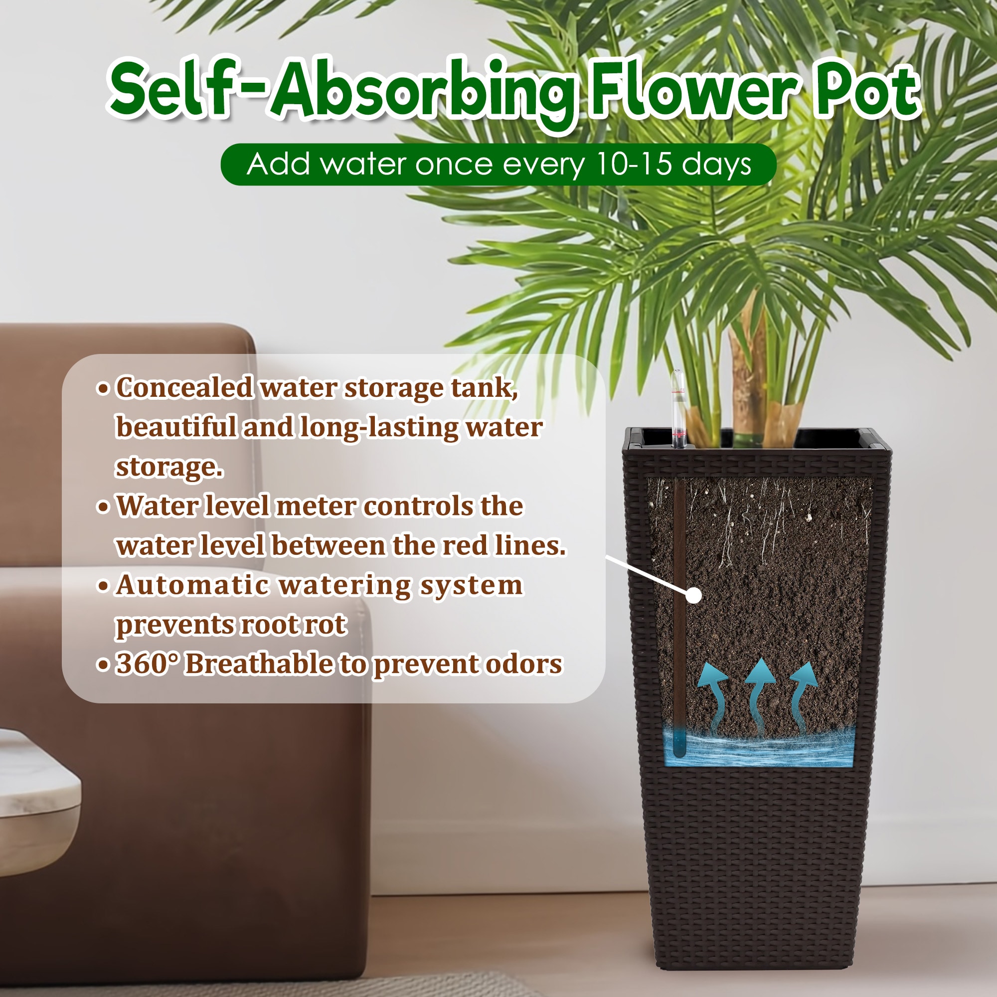 LOVMOR SF-J-W3213P311469 Planter-Window-Box - View #3