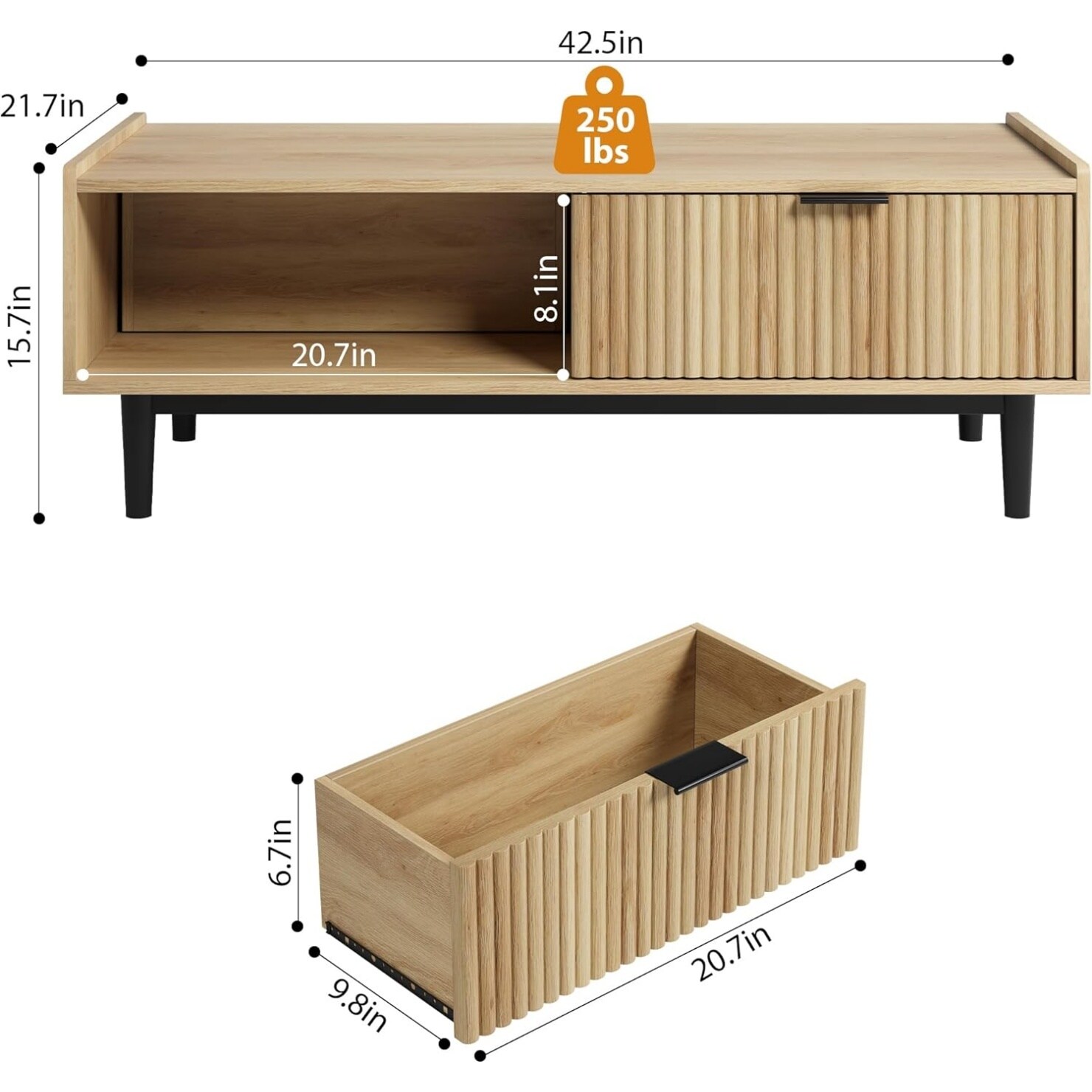 Garvee ZQ-PHO-13R9V3Q9 Coffee-Tables - View #3