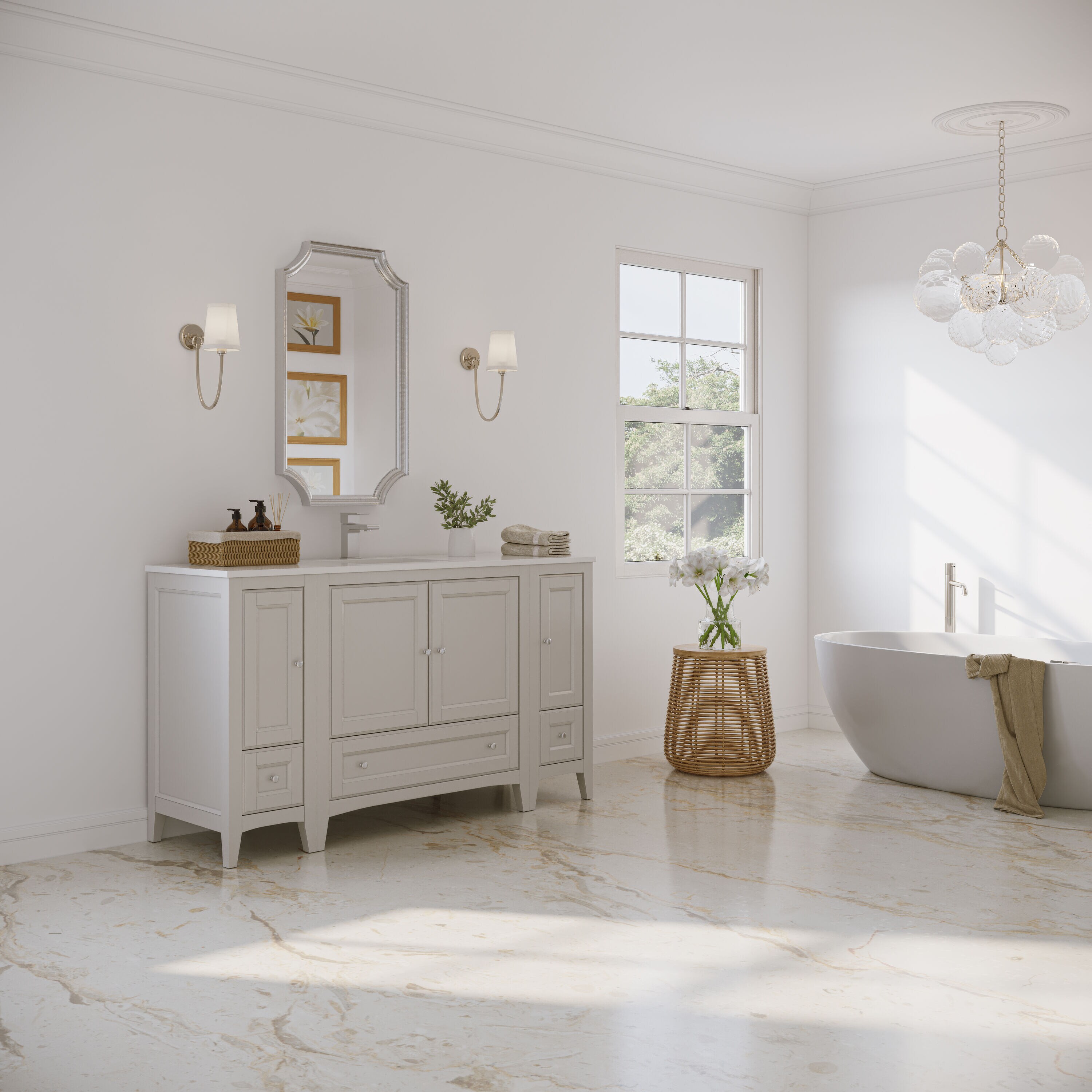 Fresca FCB20-123612AW-CWH-U Bath-Vanity-Combo - View #5