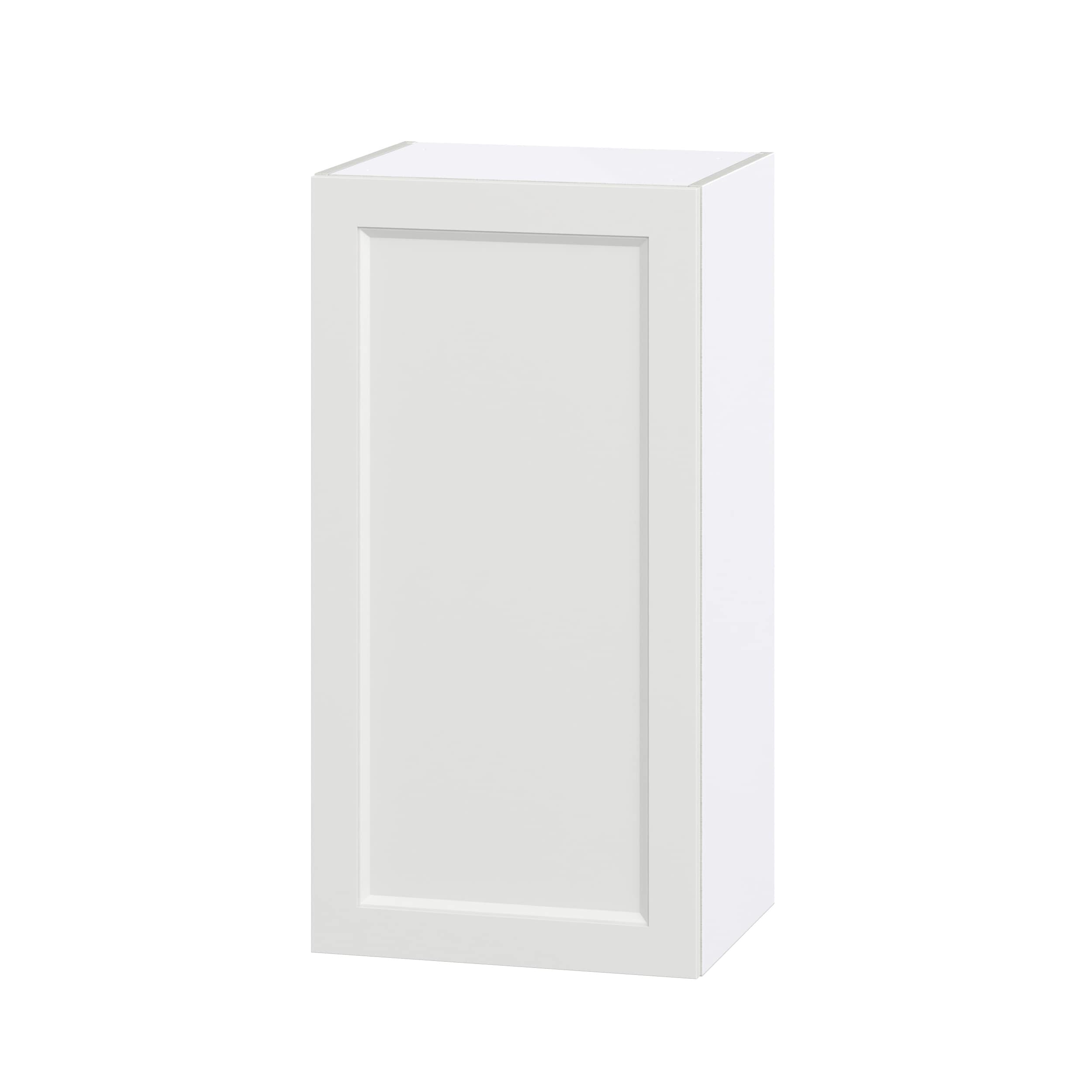 Hugo&Borg DSW1835(L/R)-RI Riviera 18-in W x 35-in H x 14-in D Bright White Wall Fully assembled Cabinet (Recessed Panel Shaker)
