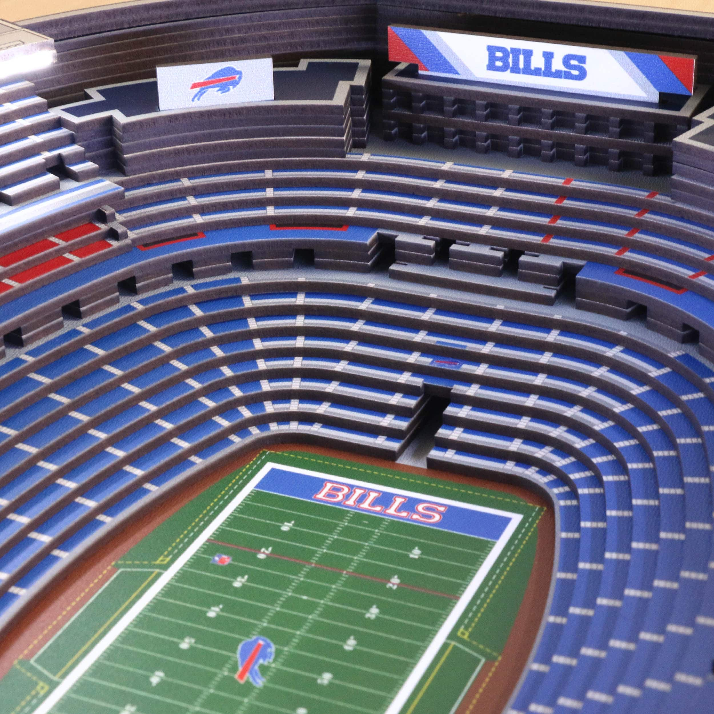 Fan builds LEGO replica of Ralph Wilson Stadium