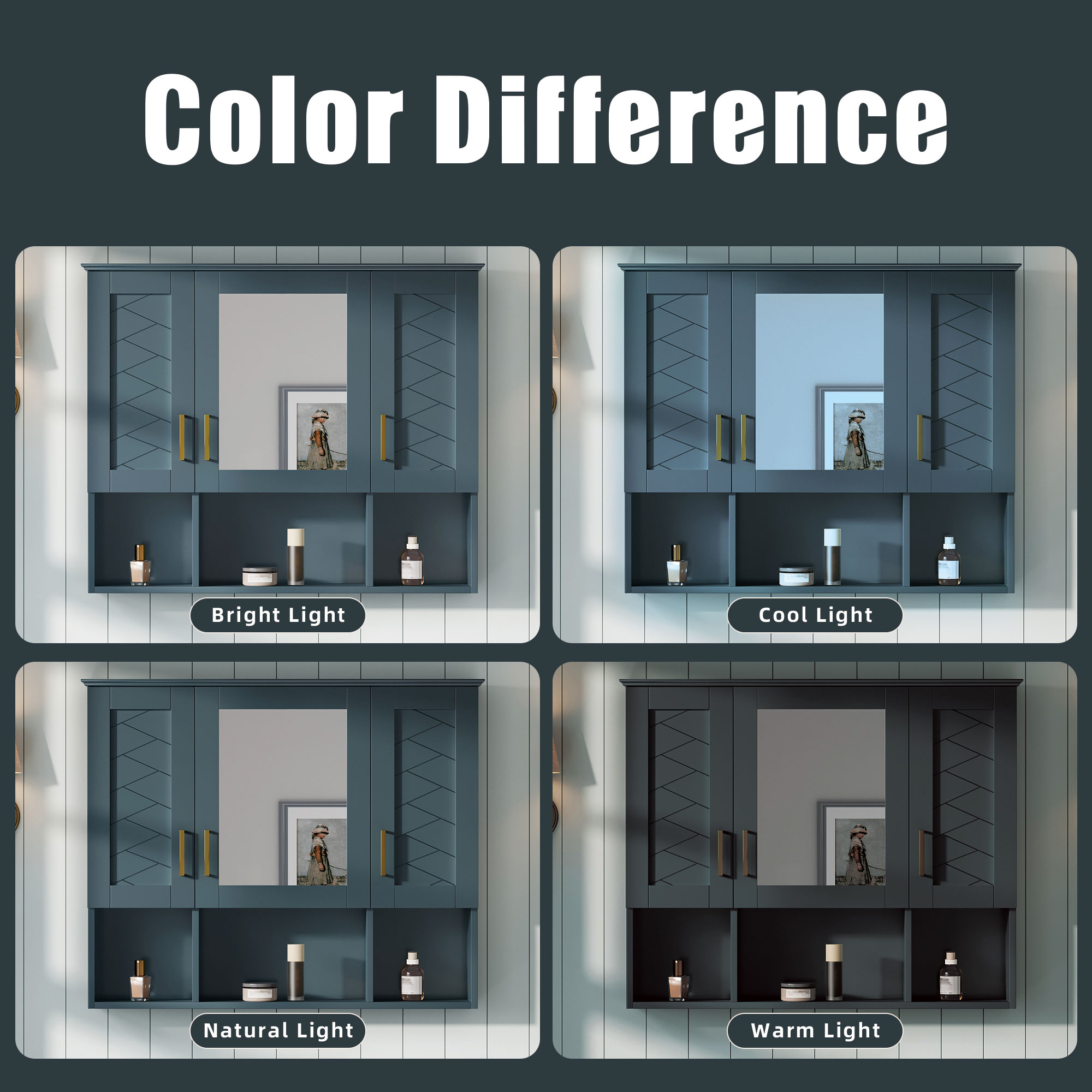 Forclover DASE-143037 Bathroom-Wall-Cabinets - View #9