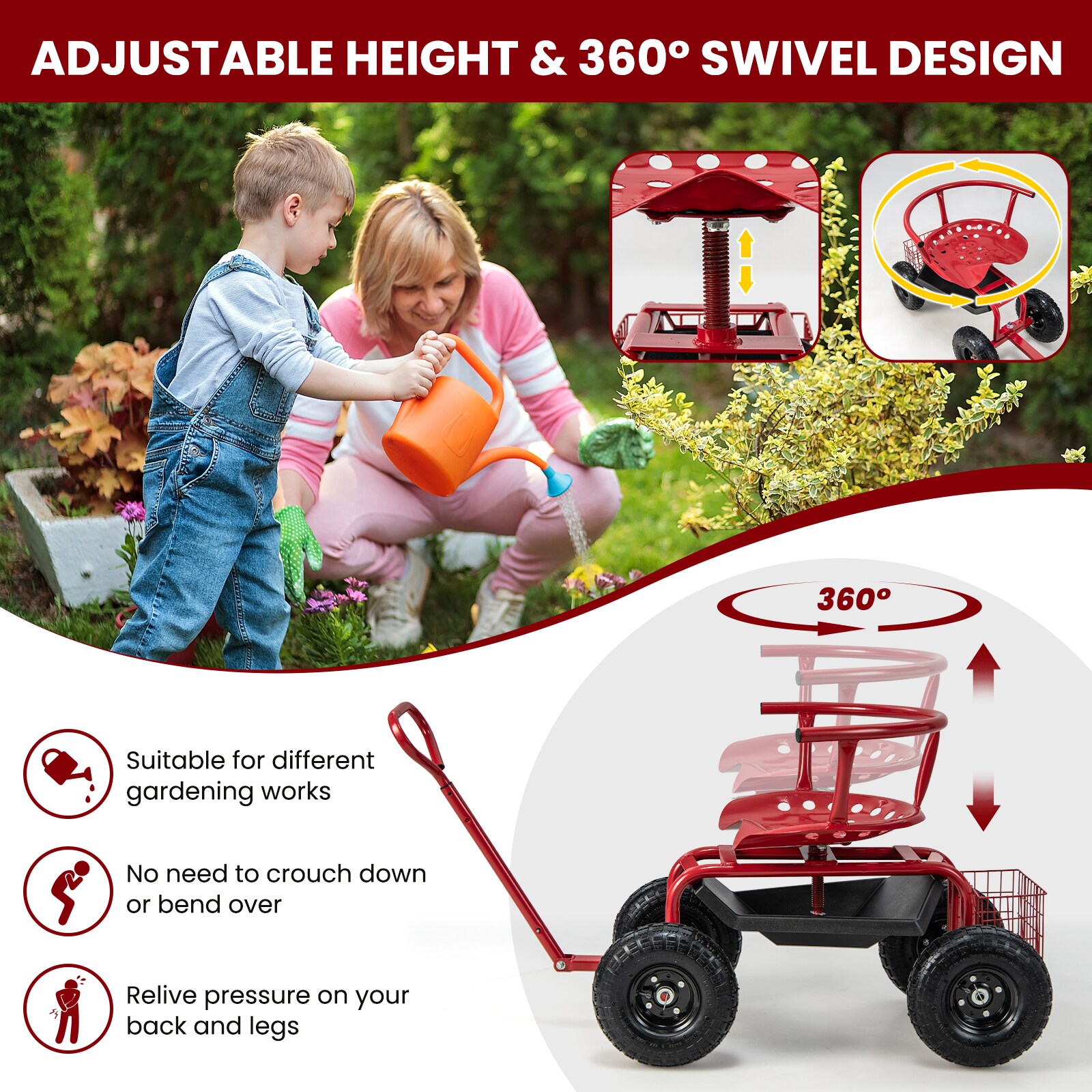 Slickblue D-CO-ER0304TG Yard-Carts - View #7