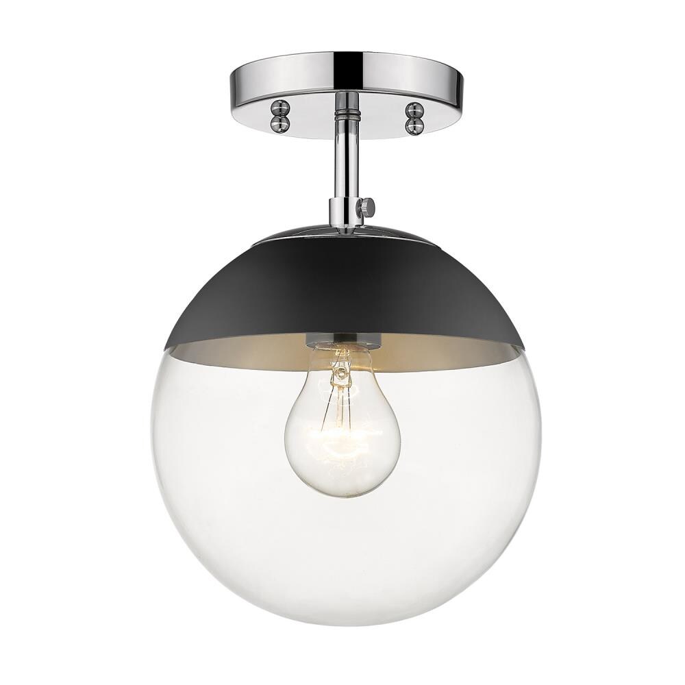 Golden Lighting 3219-SF CH-BLK flushmounts - View #2
