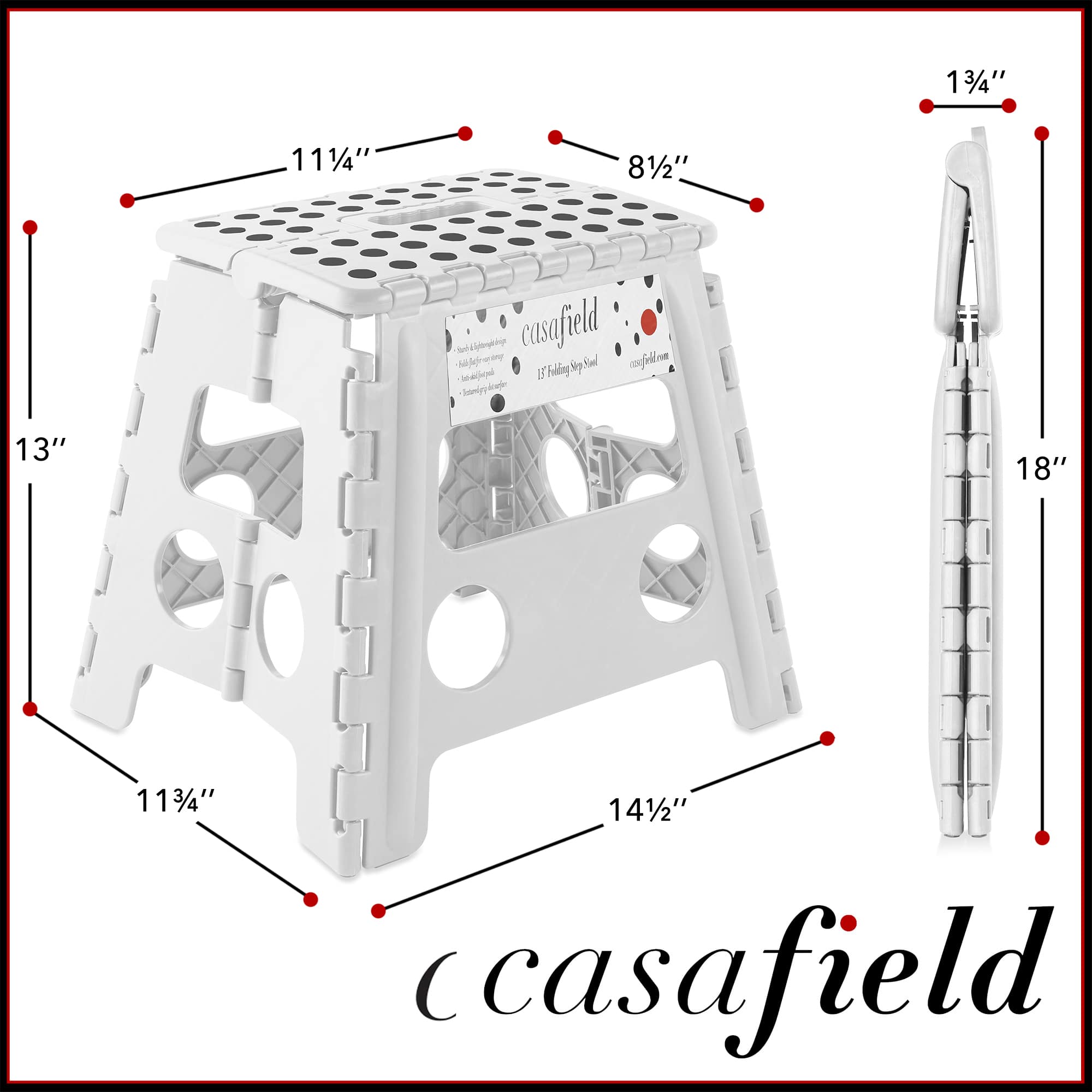 Casafield HOM-LAD-13FBR-WHT step - View #3