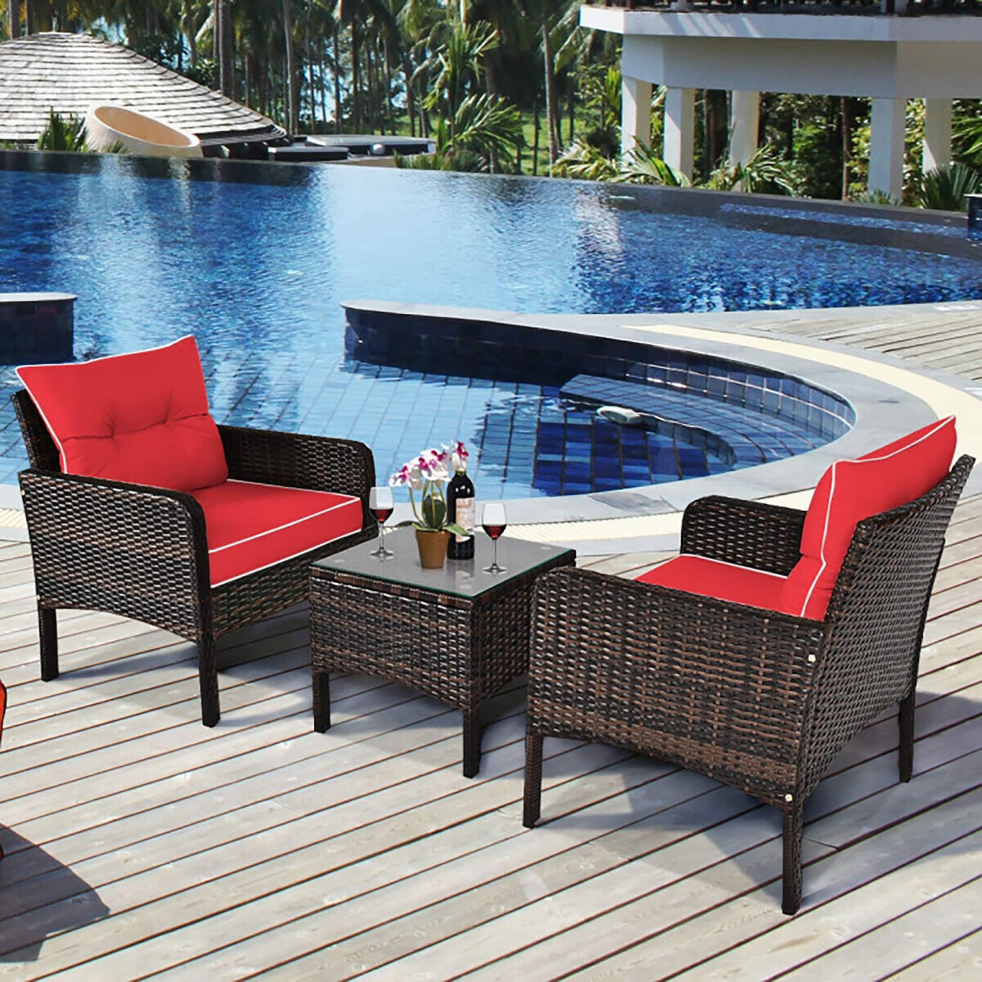 CASAINC CEW-HZ012RDDB05 Patio-Conversation-Sets - View #11