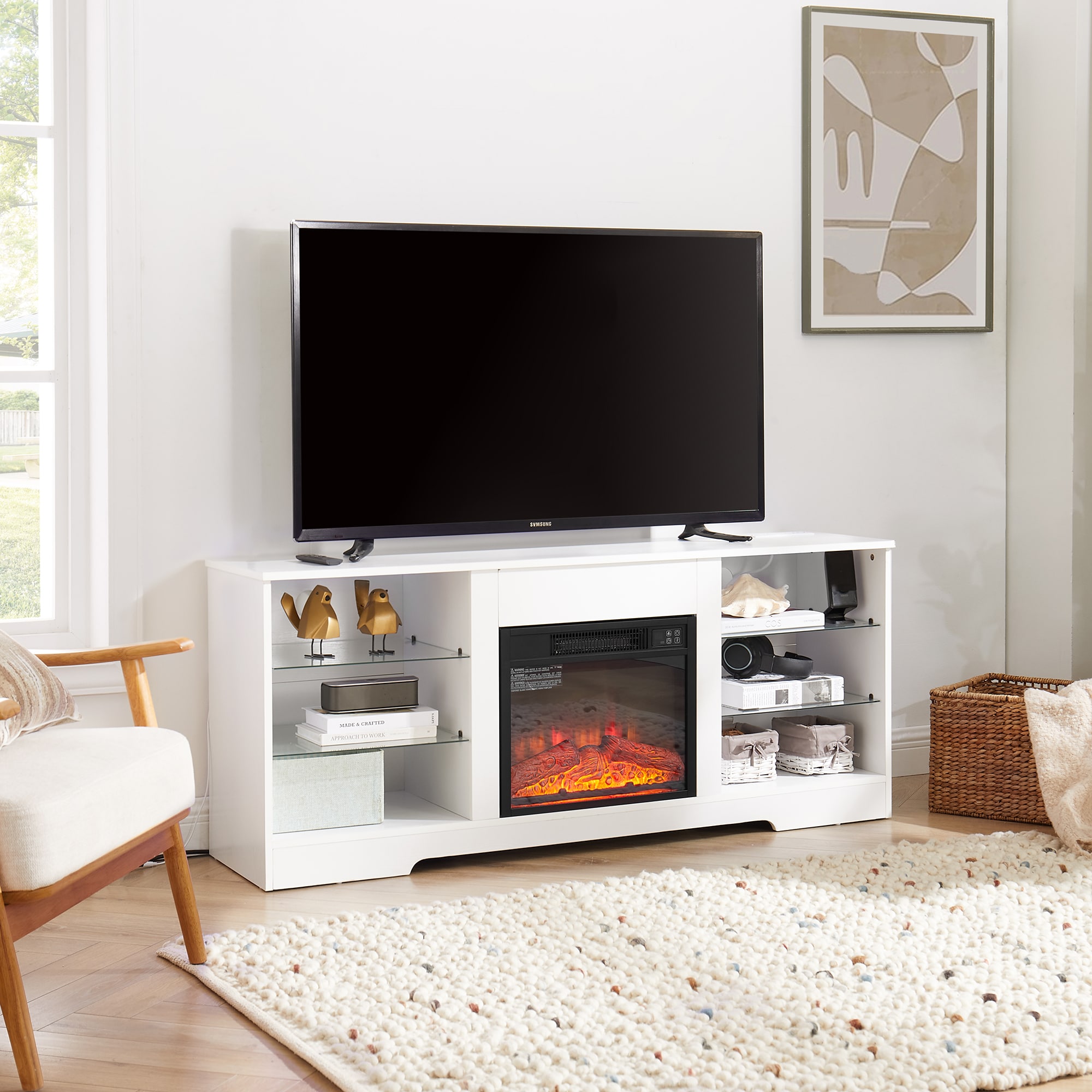 SINOFURN SYC500001WT Electric-Fireplaces - View #3