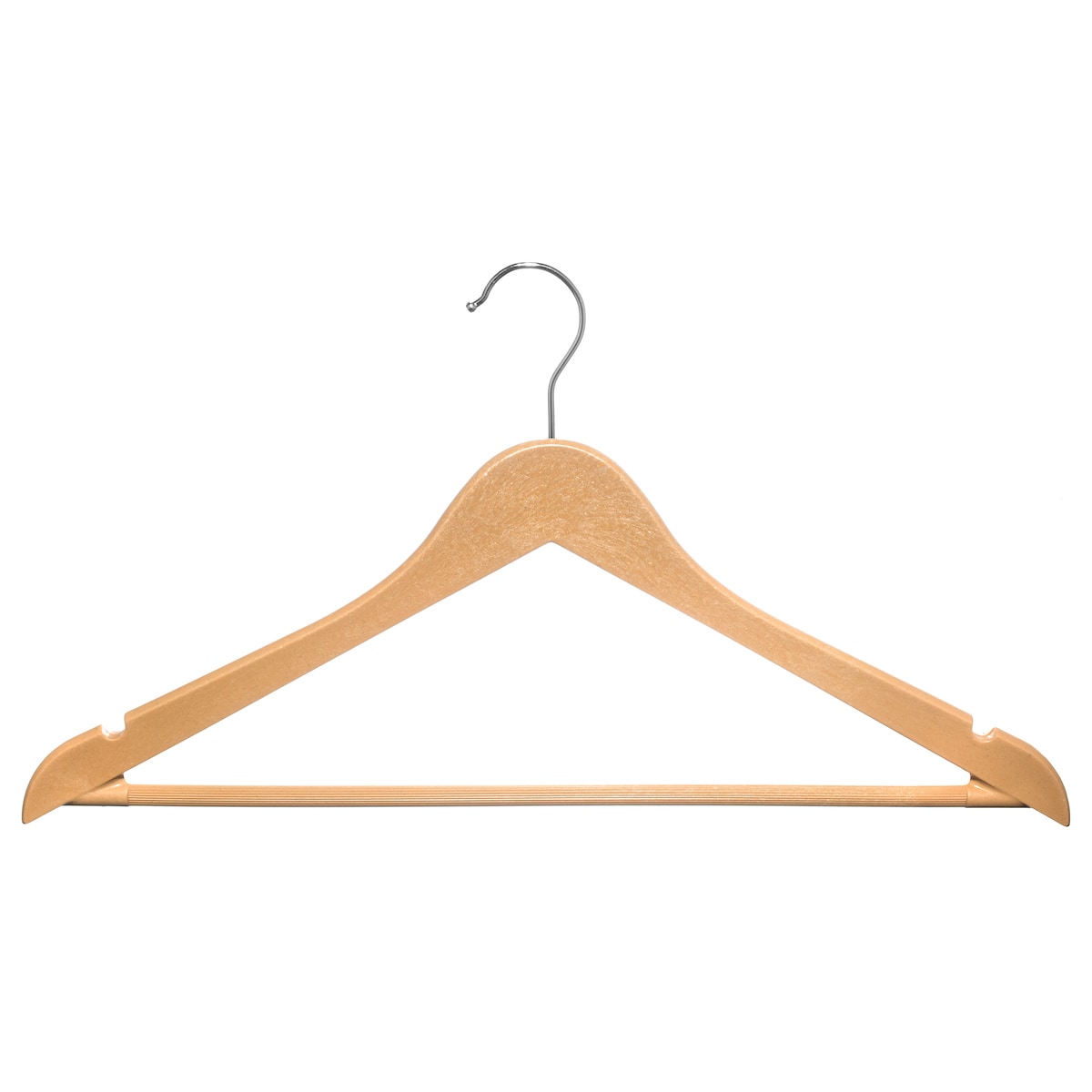 Premium 14 inch Clear Plastic Skirt and Pants Hangers