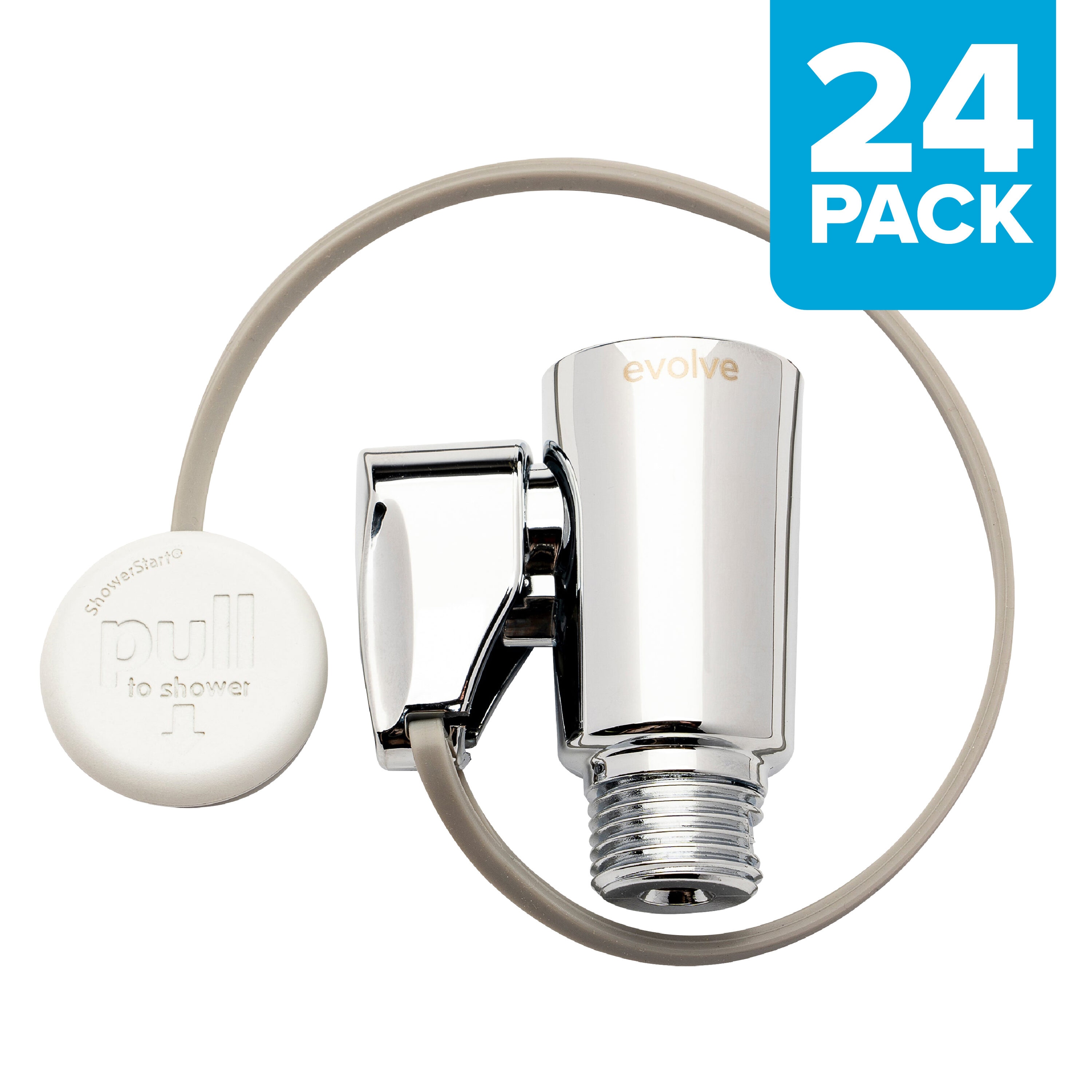 Evolve EV1003CP-SB-CS ShowerStart TSV Thermostatic Valve Chrome 2.527-in Shower Diverter (0.5-in-ID)