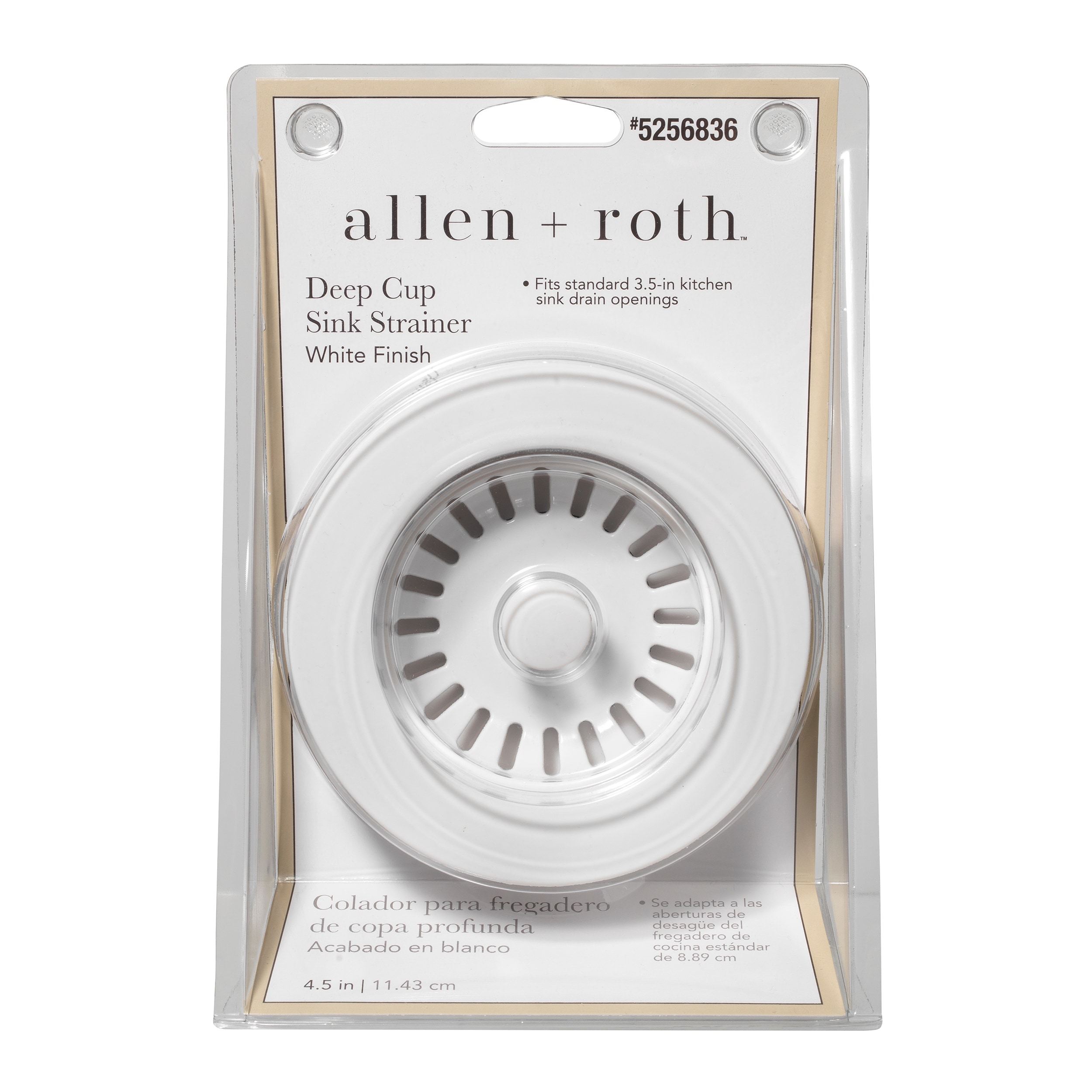 allen + roth KY-1099WH Kitchen-Sink-Strainers - View #6