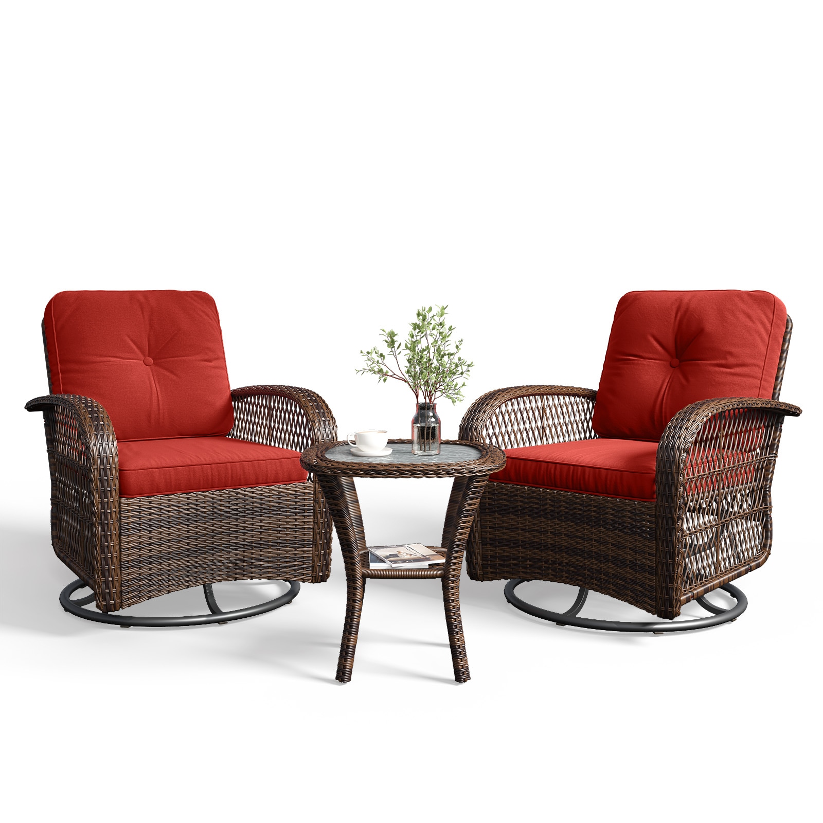 AOXUN LS-036RD-3 Patio-Conversation-Sets - View #2