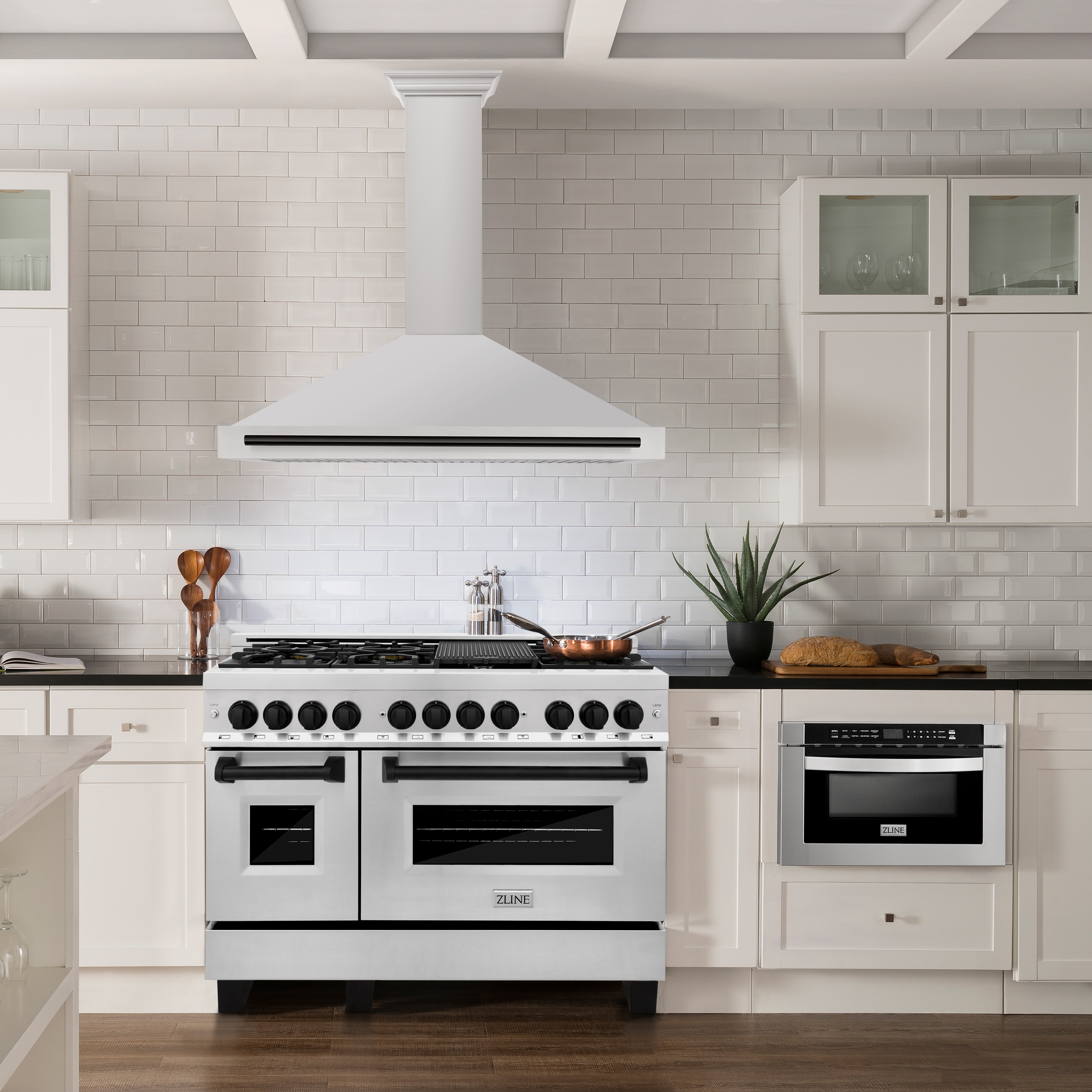 ZLINE KITCHEN & BATH KB4STZ-48-MB Wall-Mounted-Range-Hoods - View #4