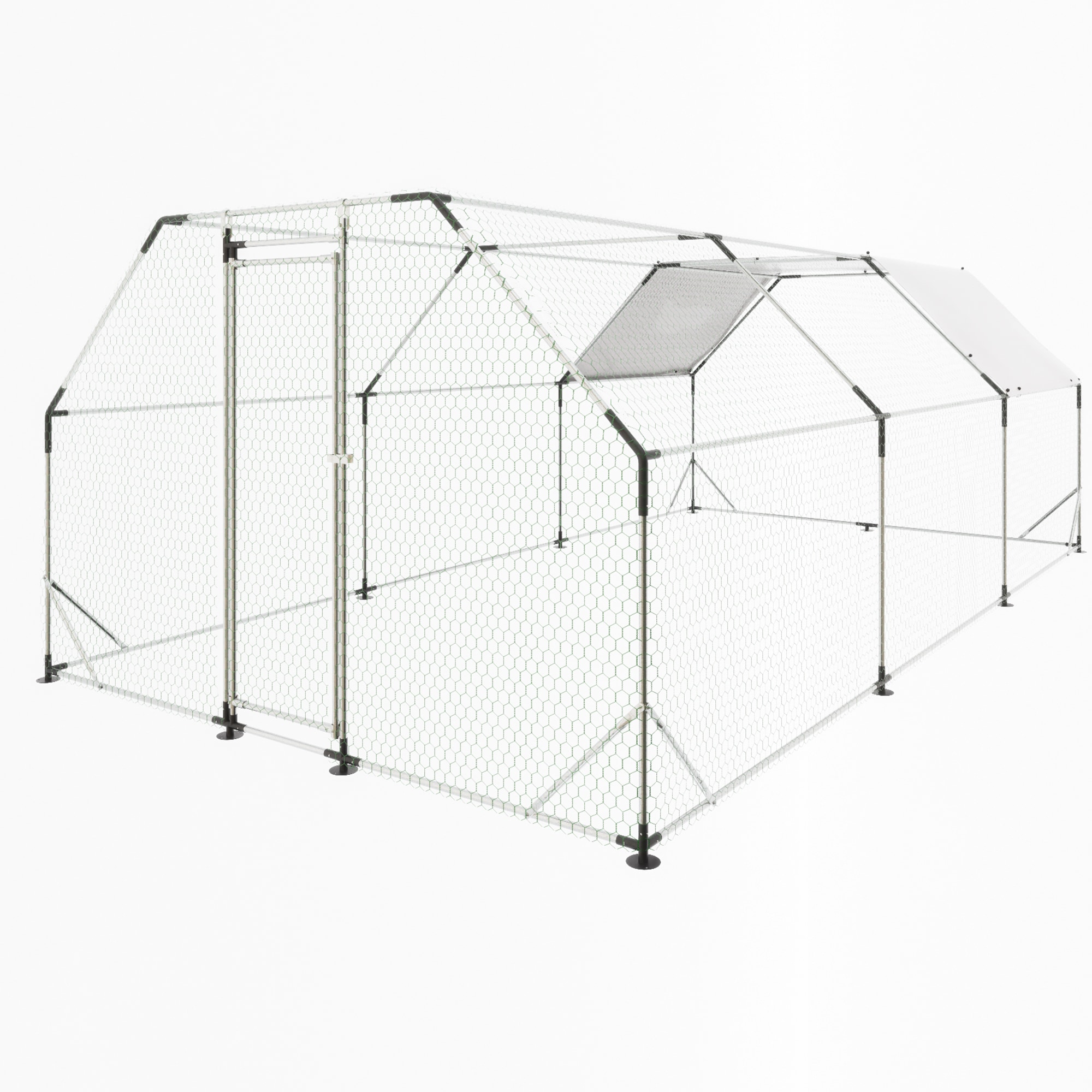 Maocao Hoom JL272267 Silver Metal Chicken coop