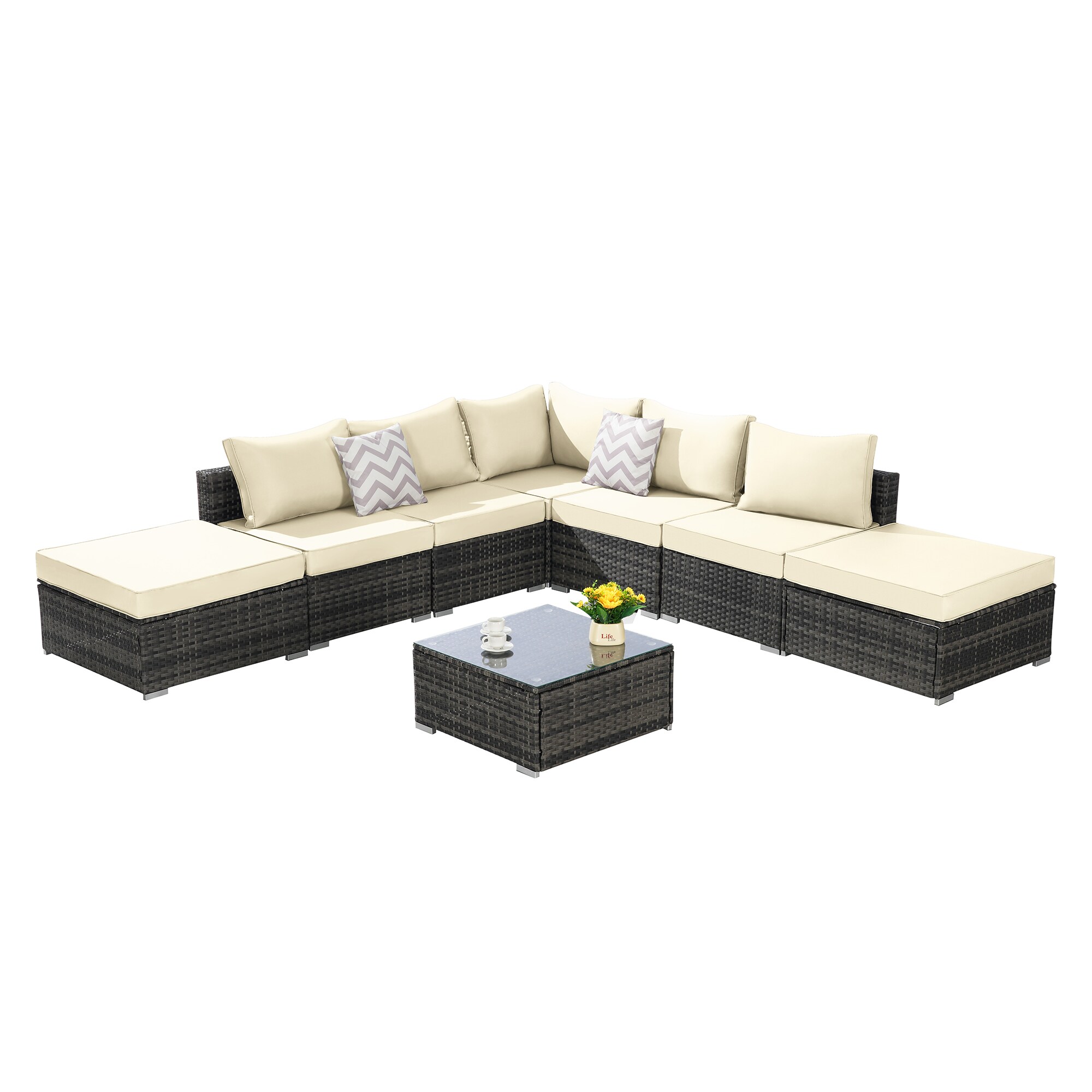 SINOFURN SYB670028BG Patio-Sofas-Daybeds - View #9
