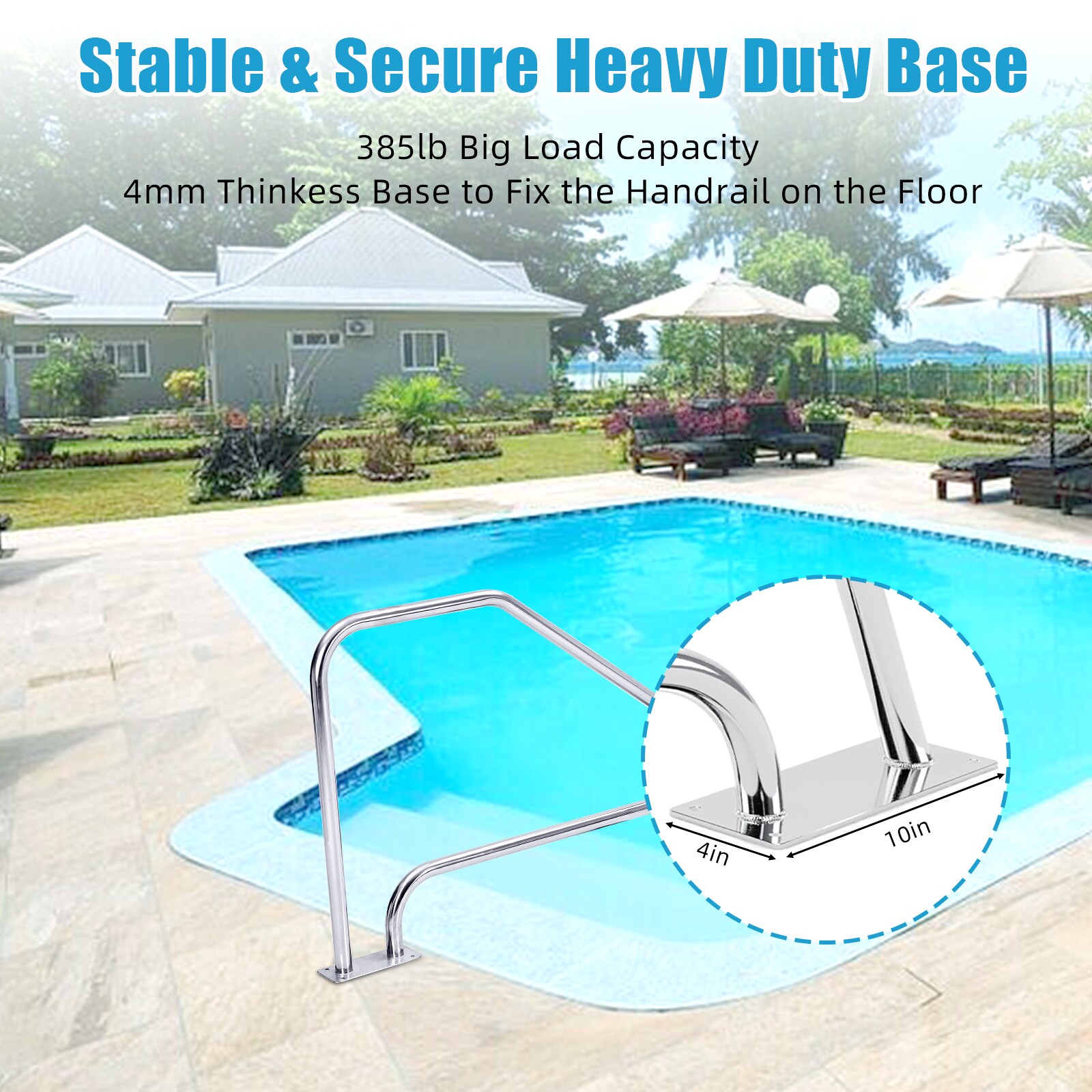 GAOMON LSPPJOK-BG8SY0RXED Above-Ground-Pool-Lad-Steps - View #4