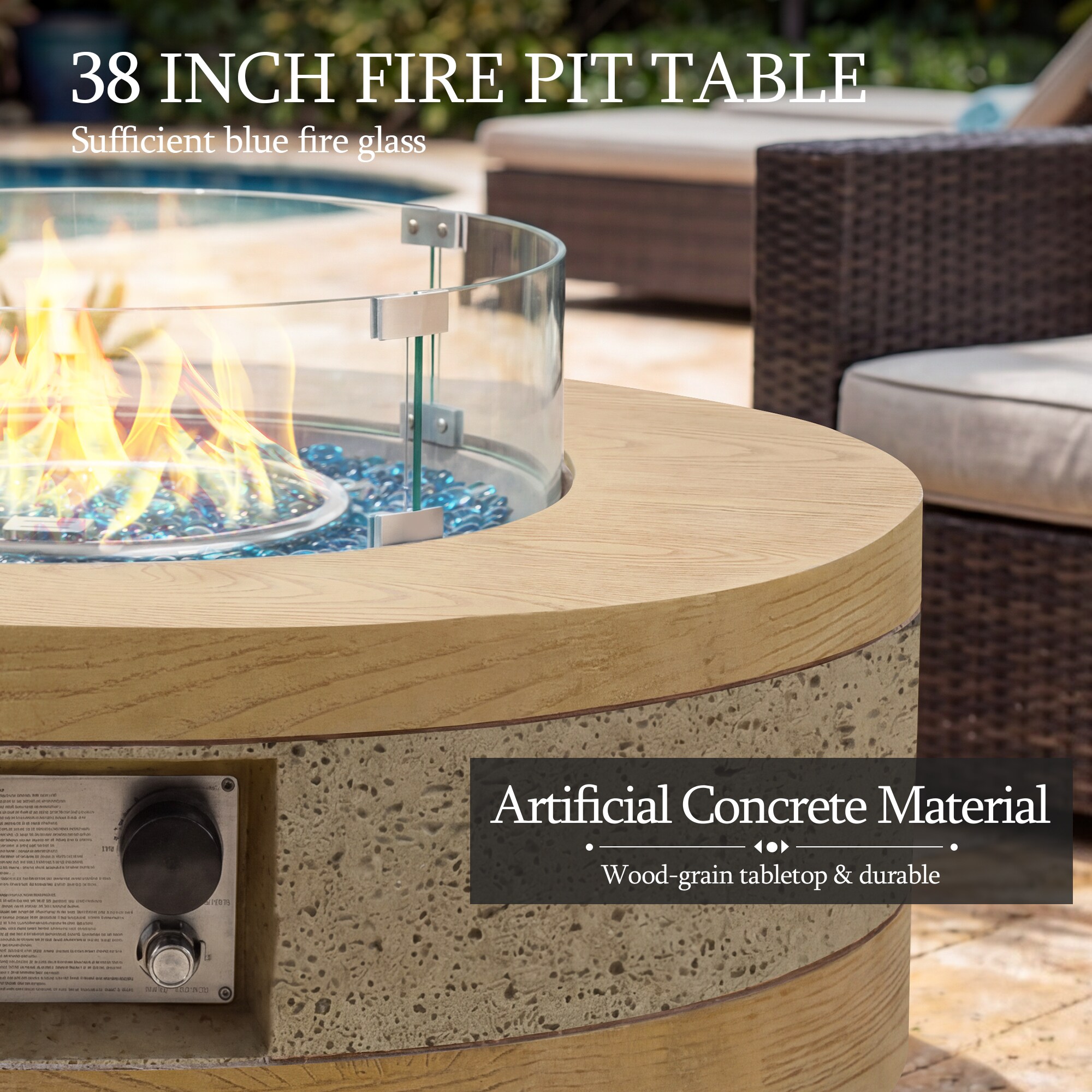 Patio Watcher LSMGO084026 Outdoor-Gas-Fireplaces - View #3