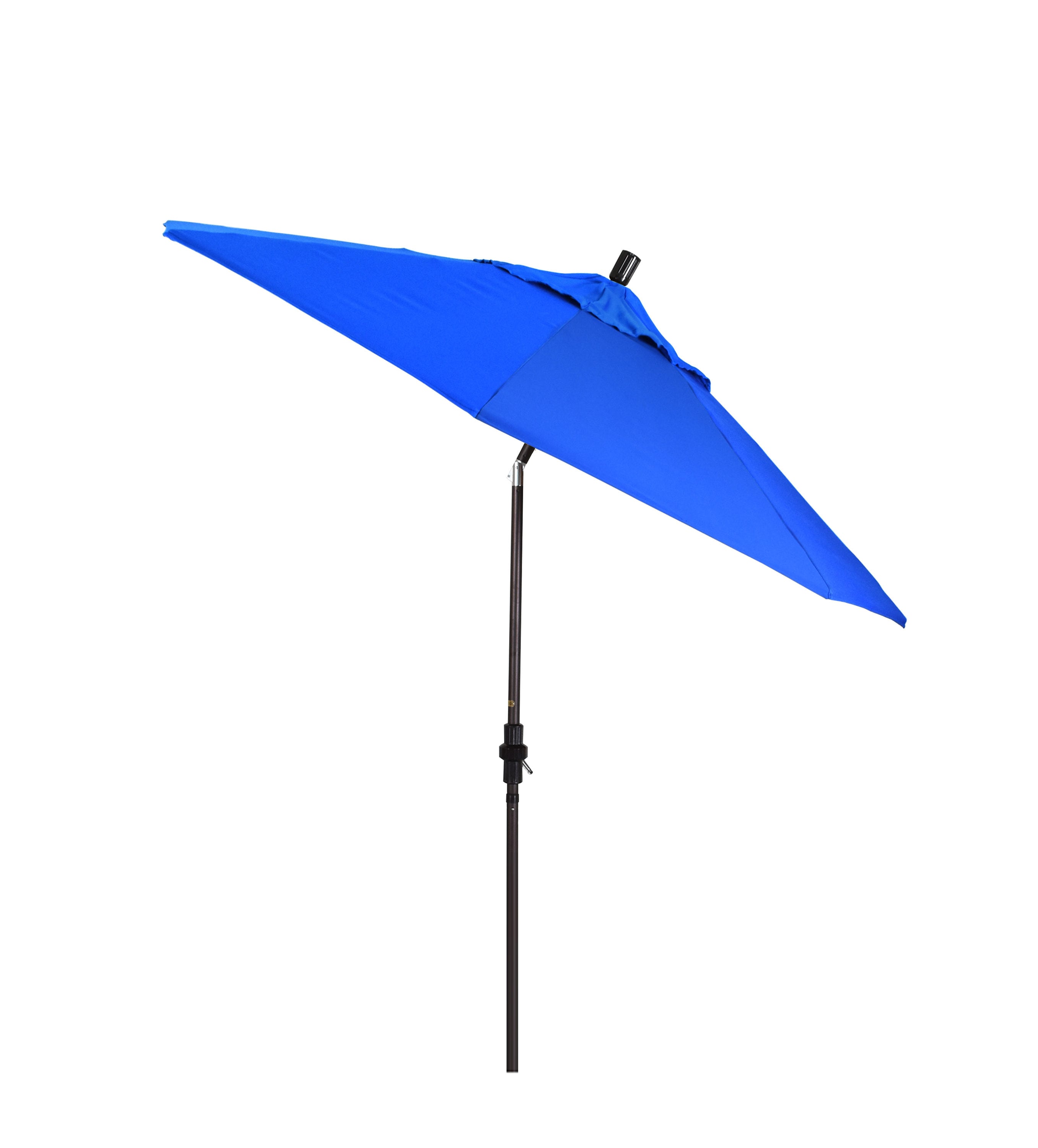 California Umbrella 9 ft. Aluminum Market Auto Tilt Crank Lift