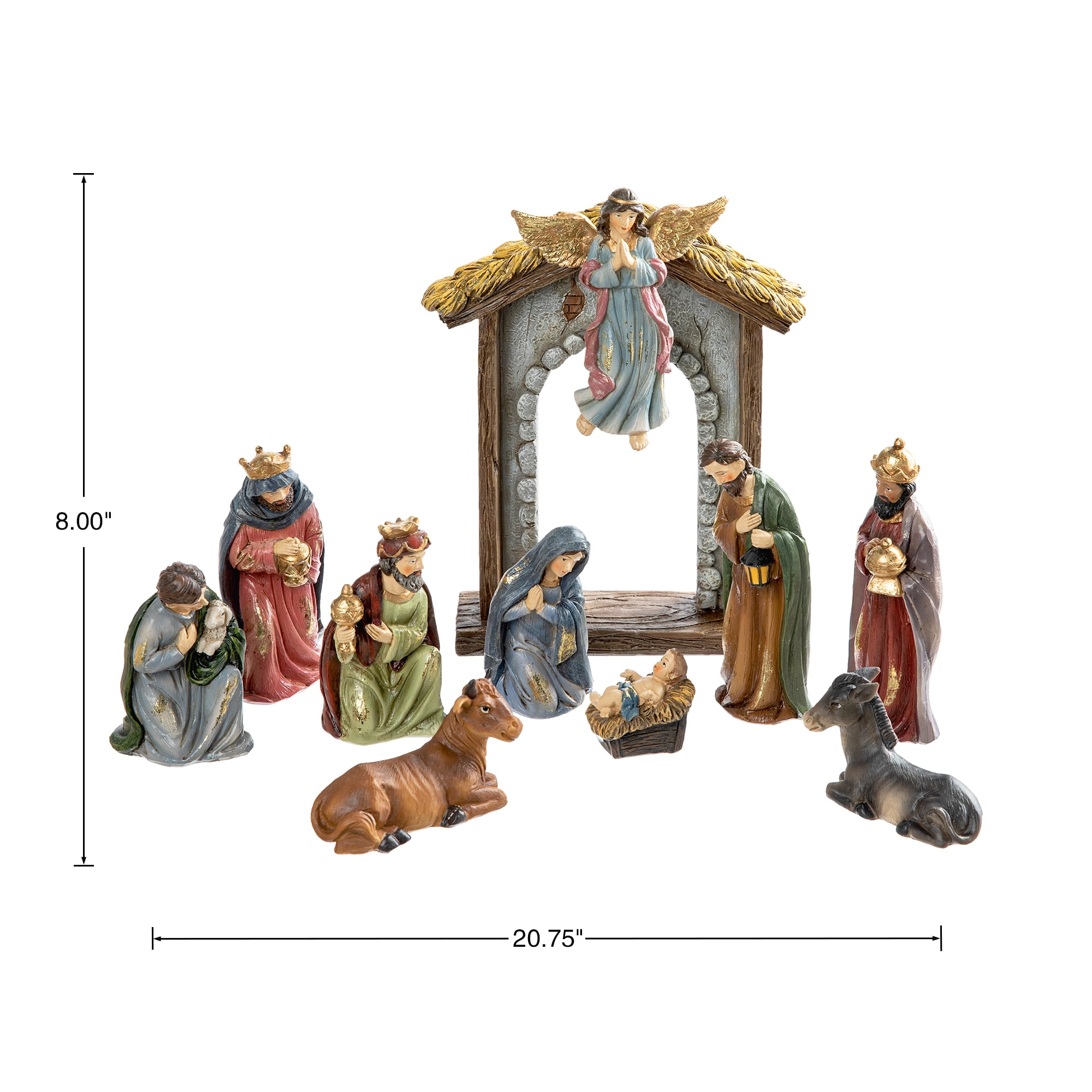 Glitzhome 2030700003 Table-Christmas-Decorations - View #3