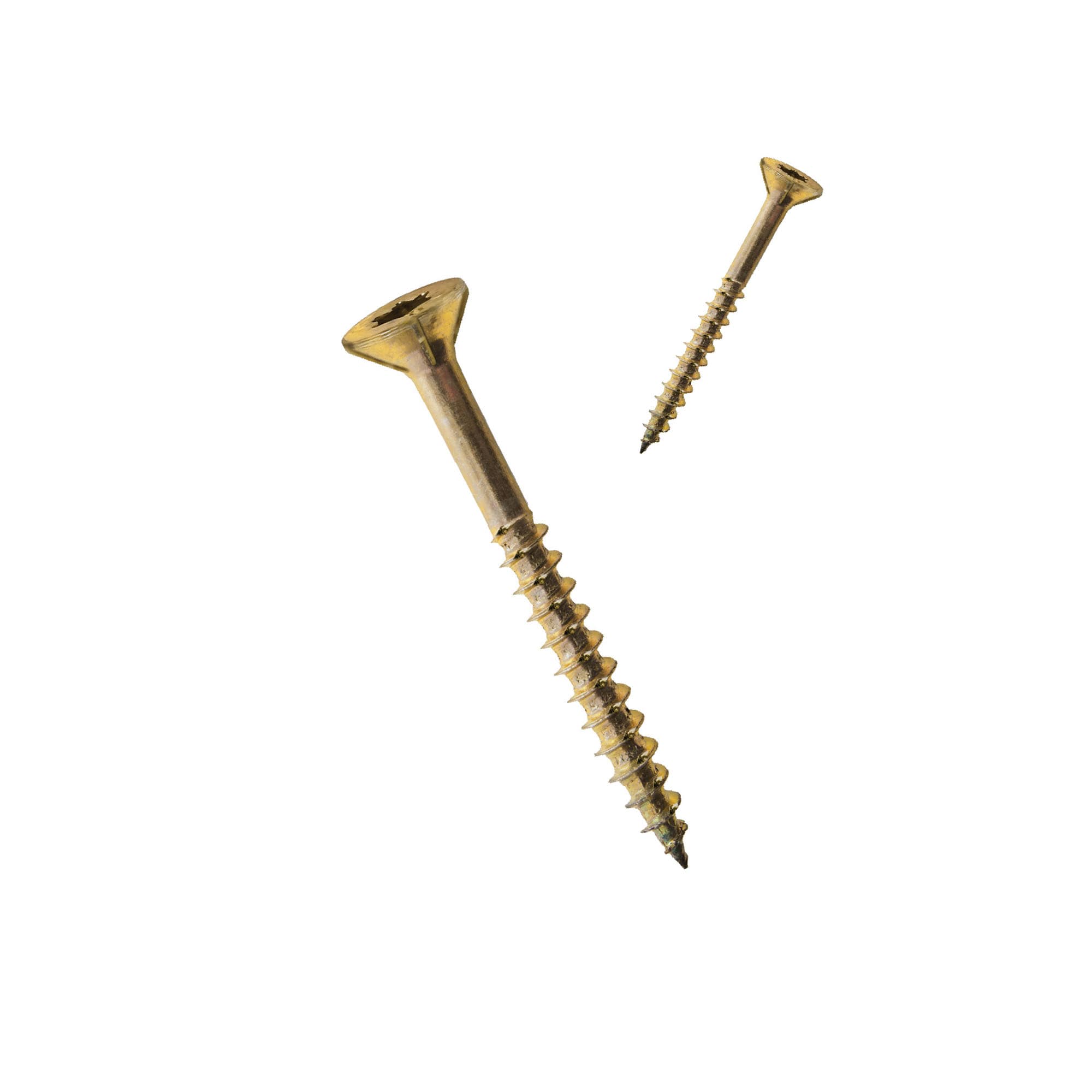 Nuvo Iron 8134GPYB #8 x 1/4-in Yellow Zinc Exterior Assorted Wood Screws (188-Per Box)