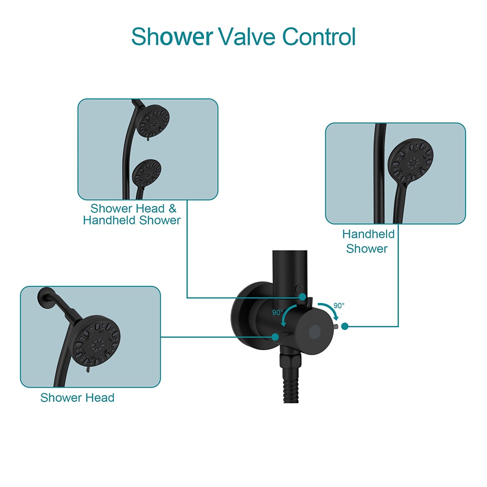 KICHAE KSLF17001-B Fixed-Showerhead - View #4