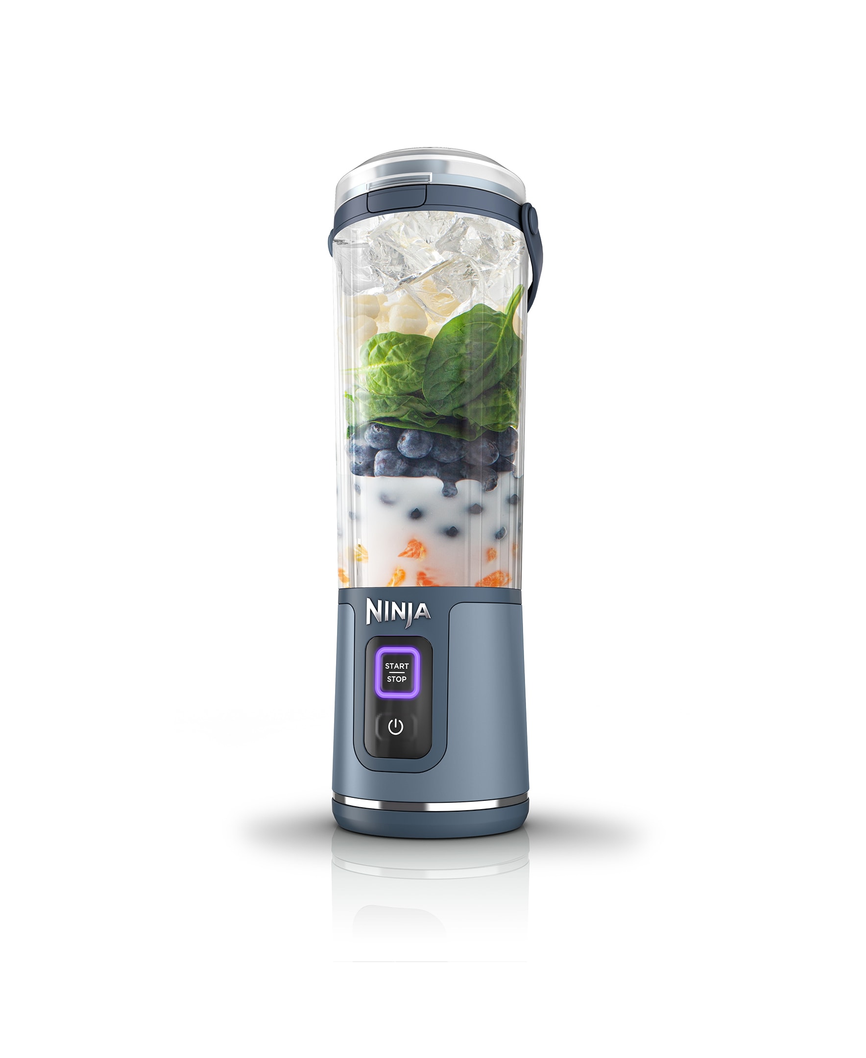 Ninja - Blast 18-oz Personal blender ( Denim Blue )