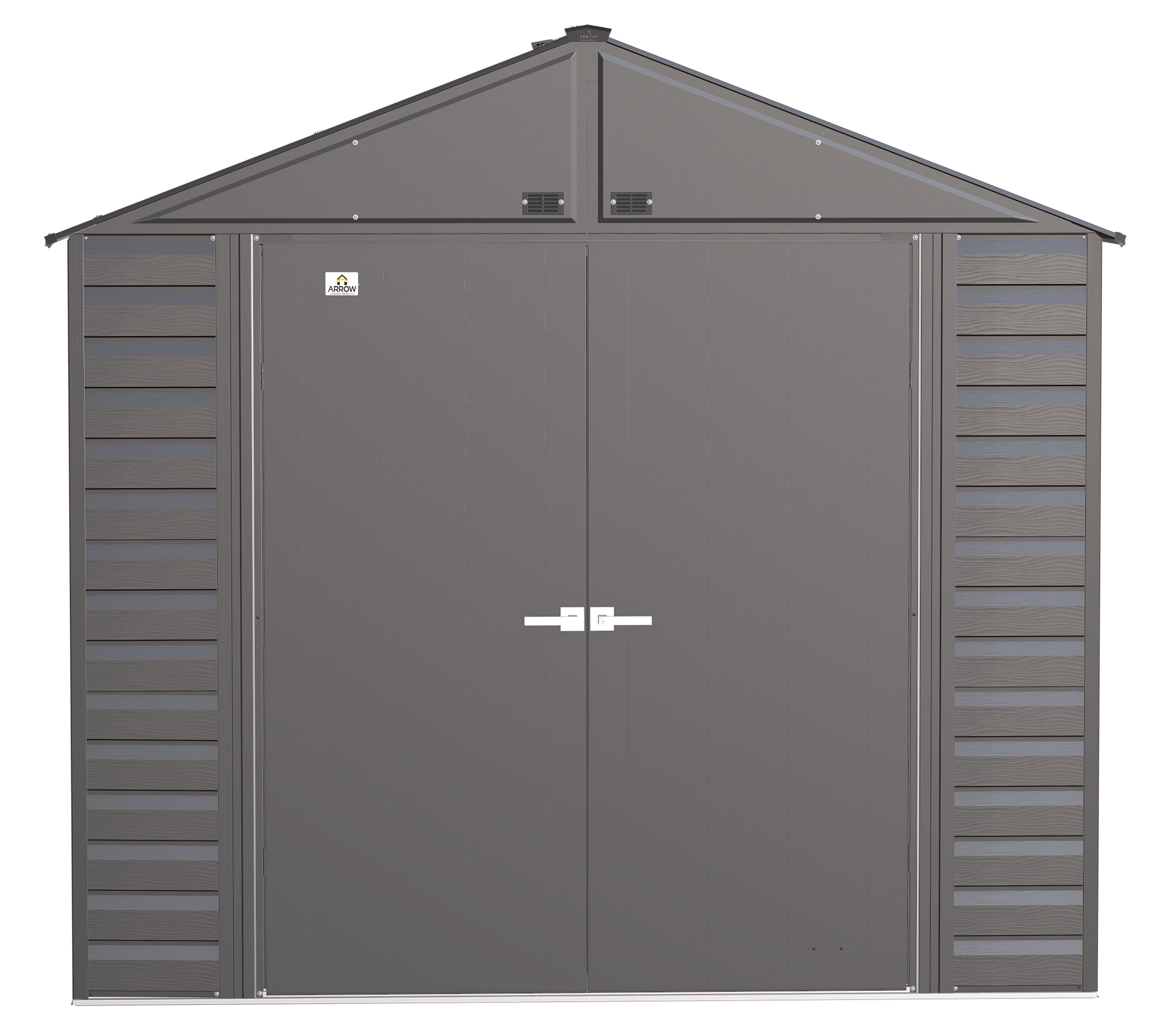 Arrow 8' x 8' Charcoal Steel Storage Shed Kit