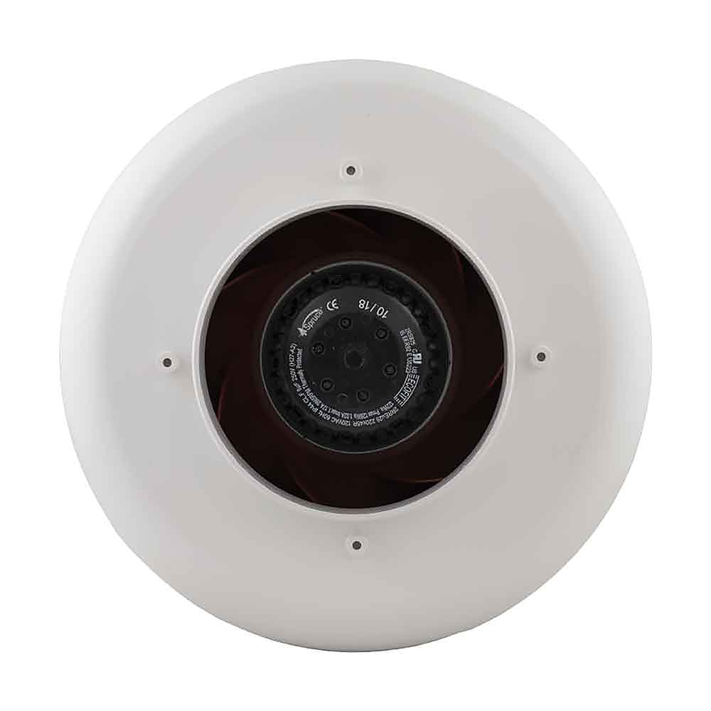 RadonAway 11.75-in dia 334-CFM Abs Plastic Axial Duct Fan 23033-1