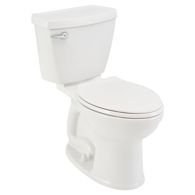 American Standard Champion 4 White Elongated Chair Height 2 Piece Toilet 12 In Rough Size Ada Compliant The Toilets Department At Com - How To Adjust An American Standard Toilet Seat