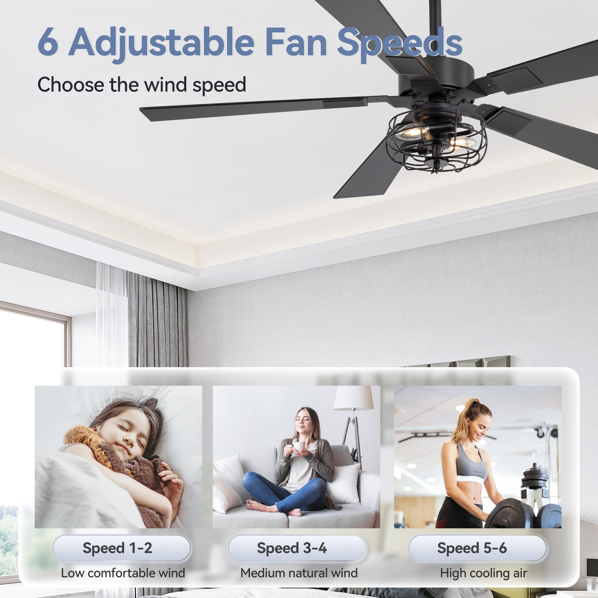 Breezary 35058-BK Ceiling-Fans - View #10