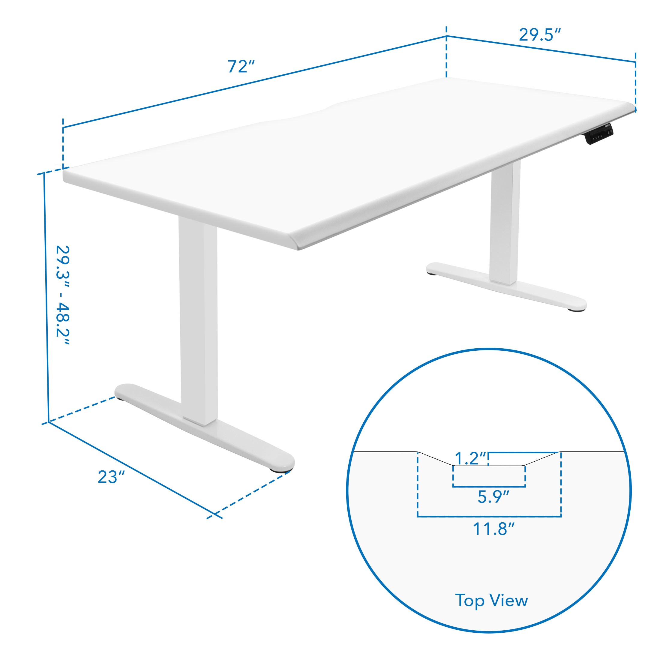 Mount-It! MI-18124 desks - View #11