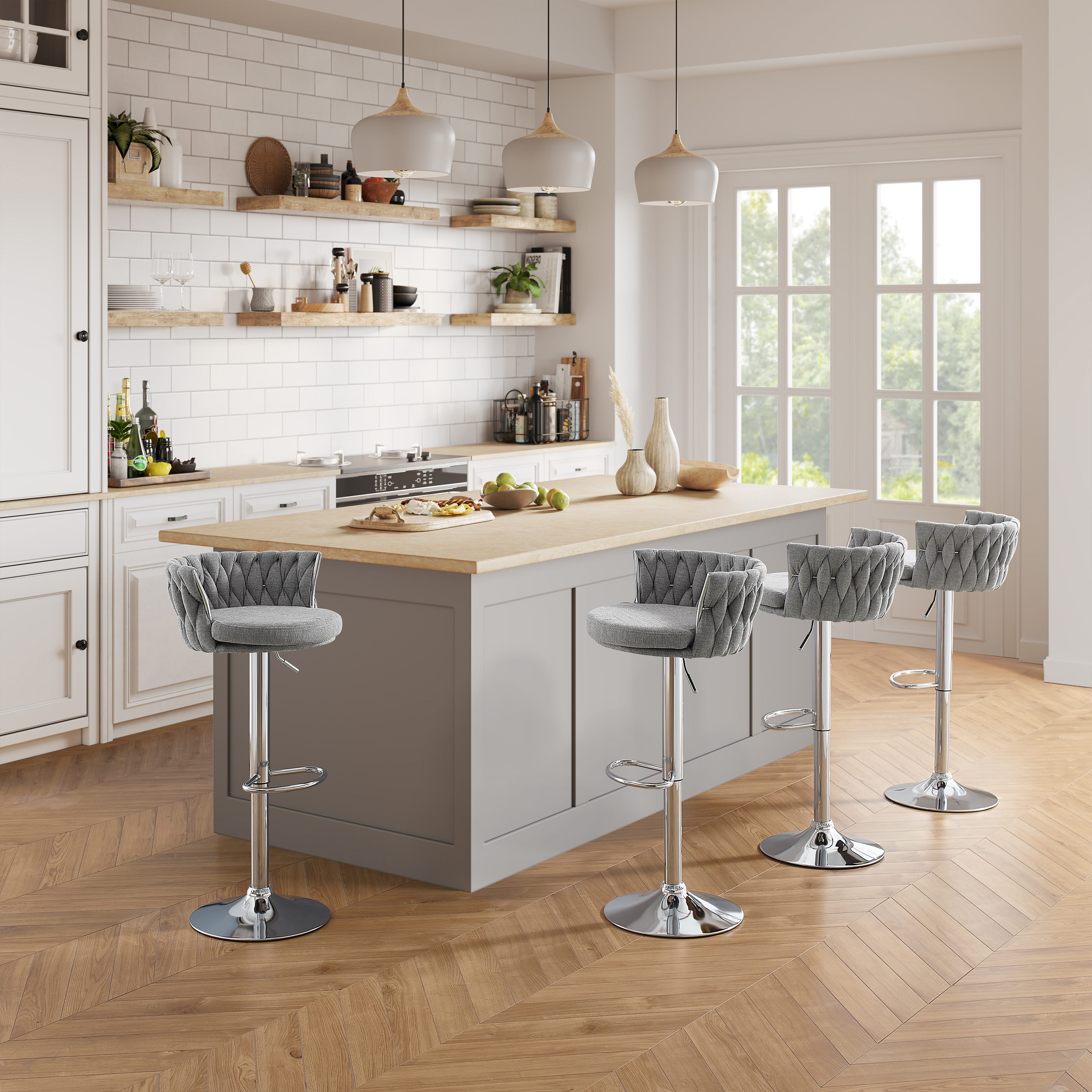 Art Leon BS015-LIGHTGRAY stools - View #2