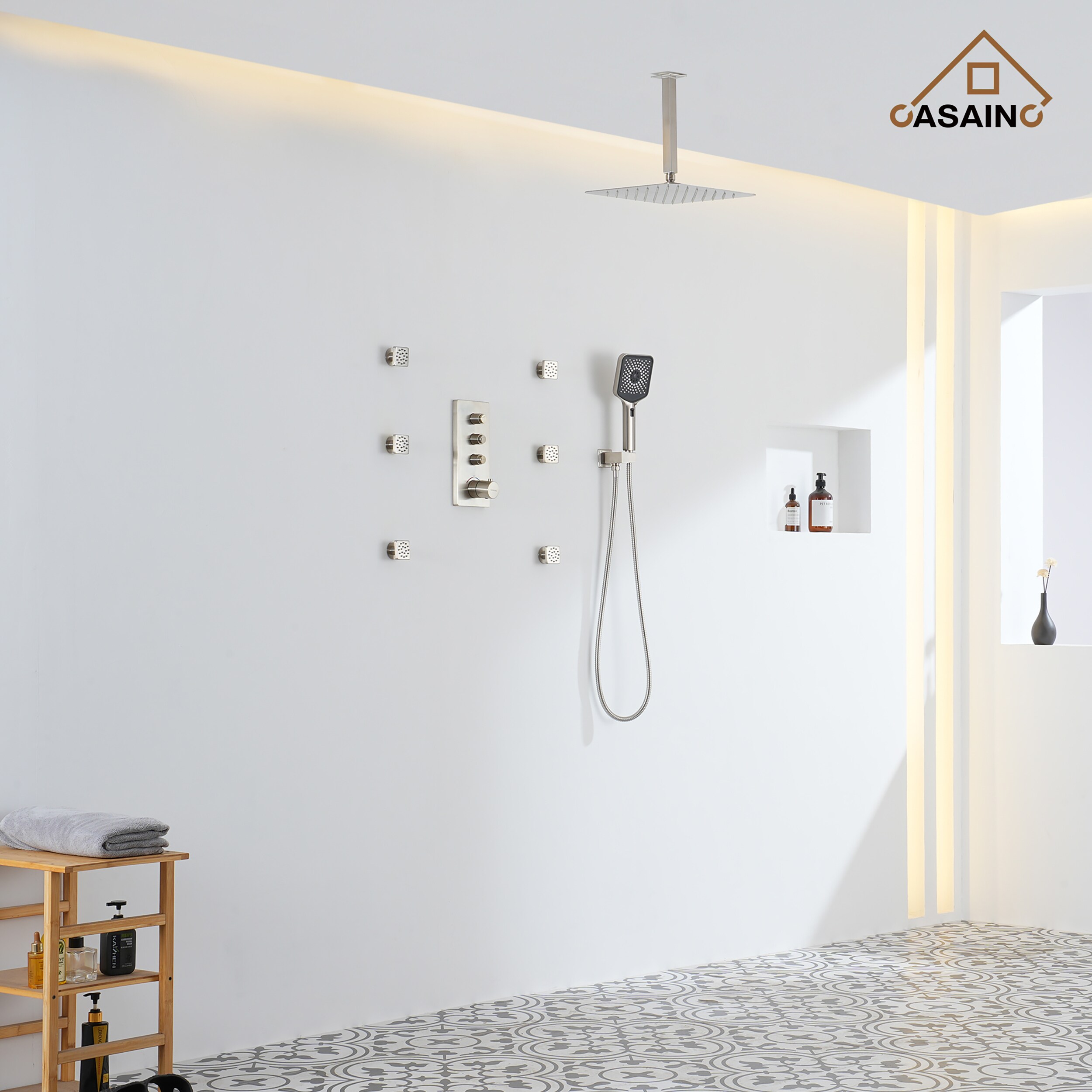 CASAINC CA-102009BV-3 Showerhead-Bar-Panels - View #3