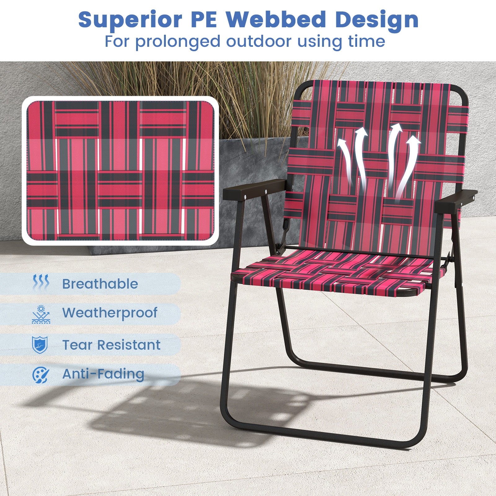 Forclover HBV-3642RE-2 Patio-Chairs - View #6