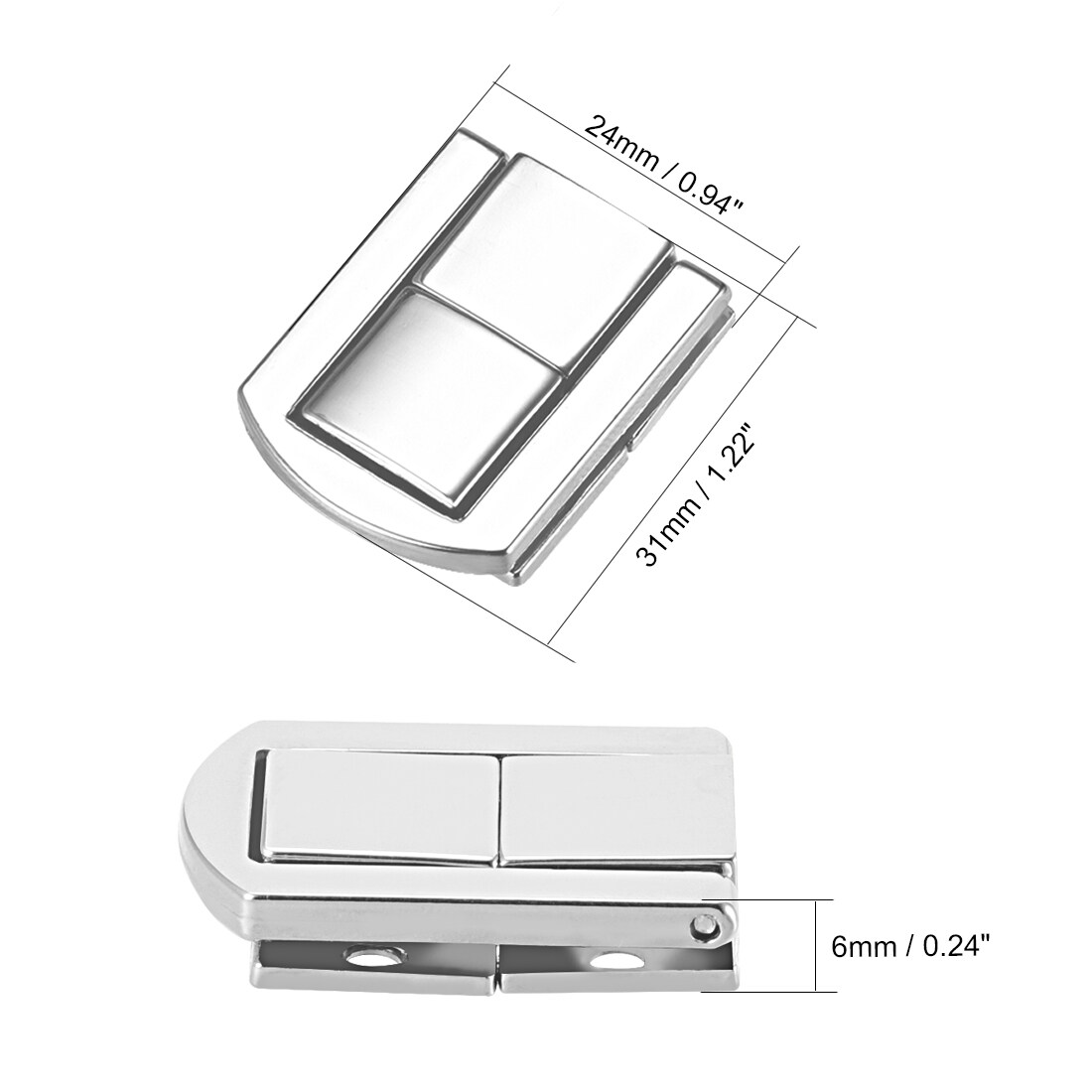 Unique Bargains S25093001UX7417 Cabinet-Latches - View #2