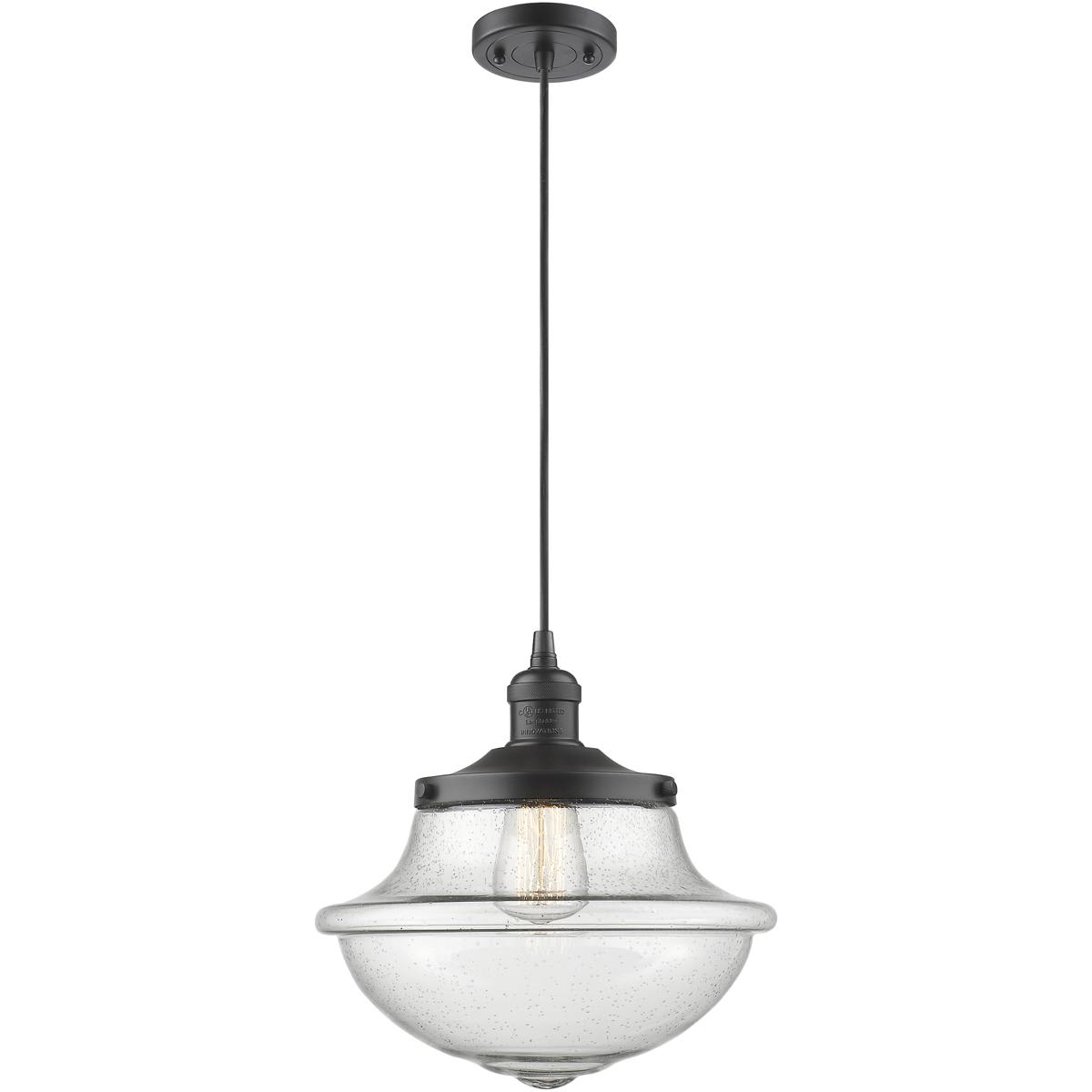 Innovations Lighting -  201C-OB-G544-LED Franklin Restoration Oxford Mini Pendant Oil Rubbed Bronze