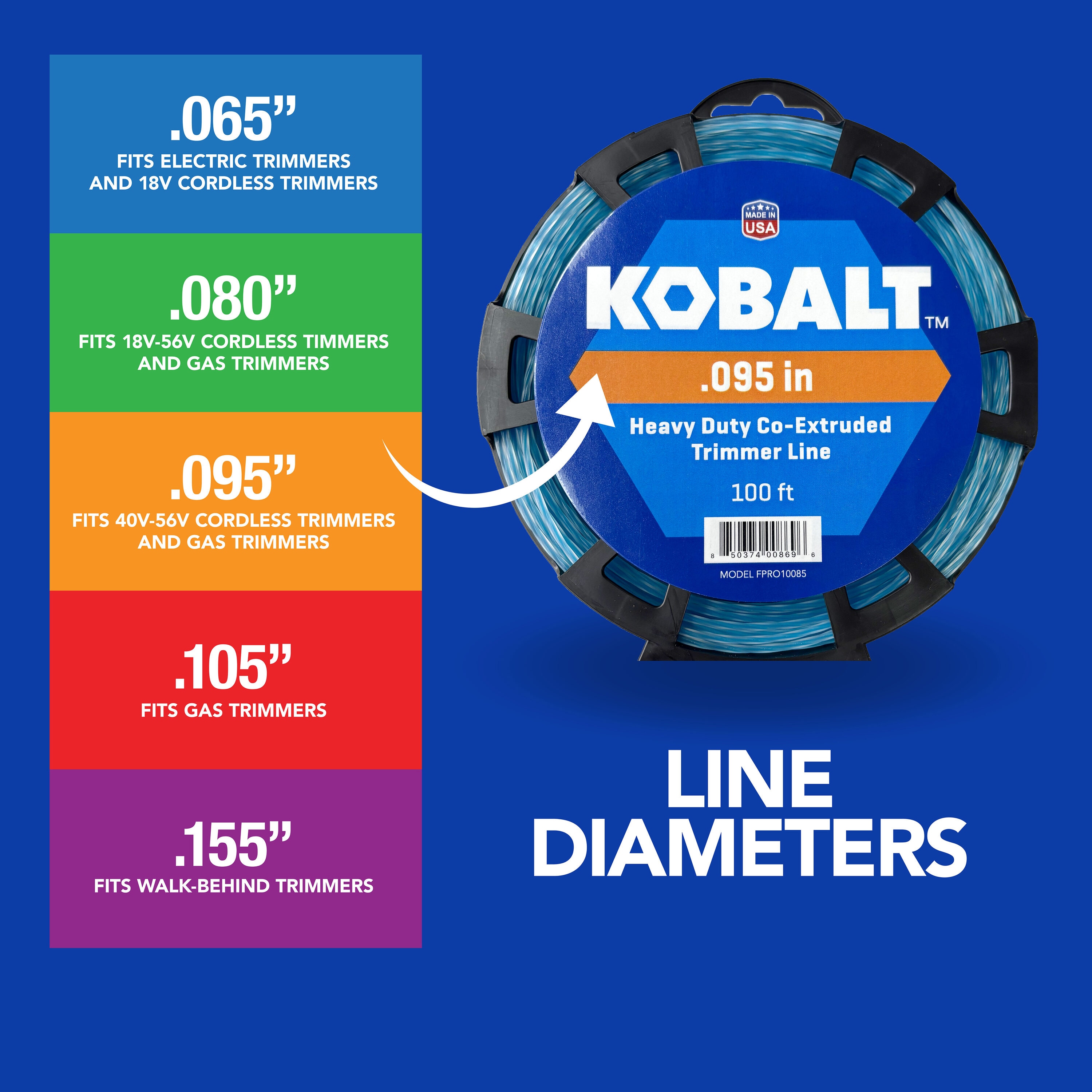 Kobalt FPRO10085 Trimmer-Line - View #4