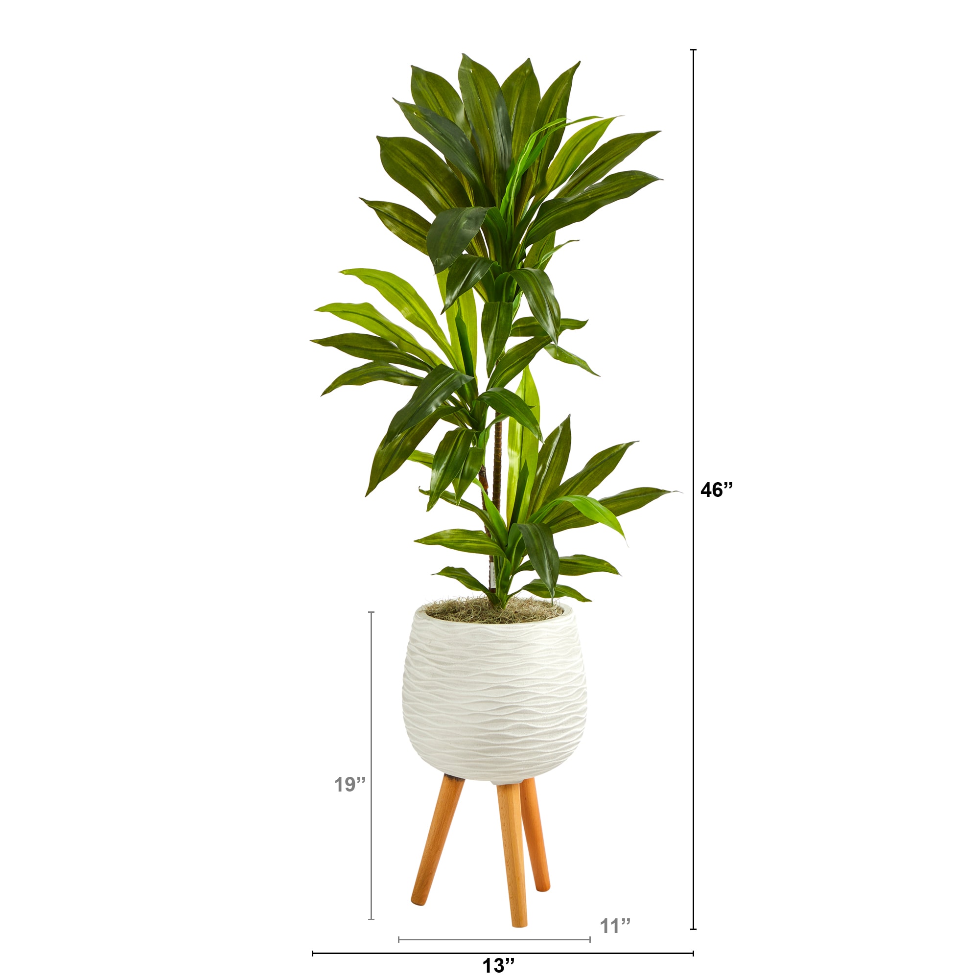 Nearly Natural 38-in Green Indoor Artificial Silk Artificial Plant in the  Artificial Plants & Flowers department at