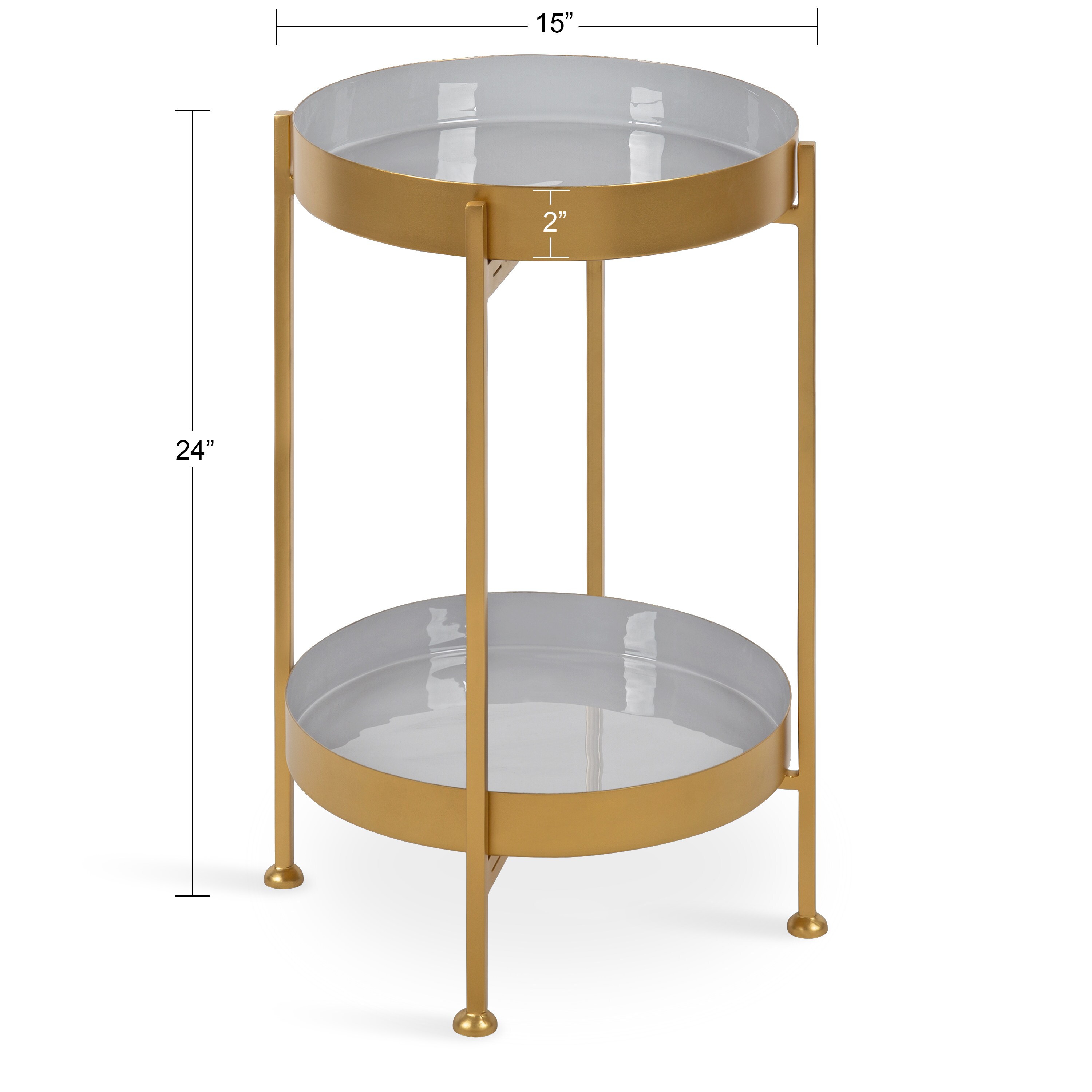 Kate and Laurel 217251 End-Tables - View #2