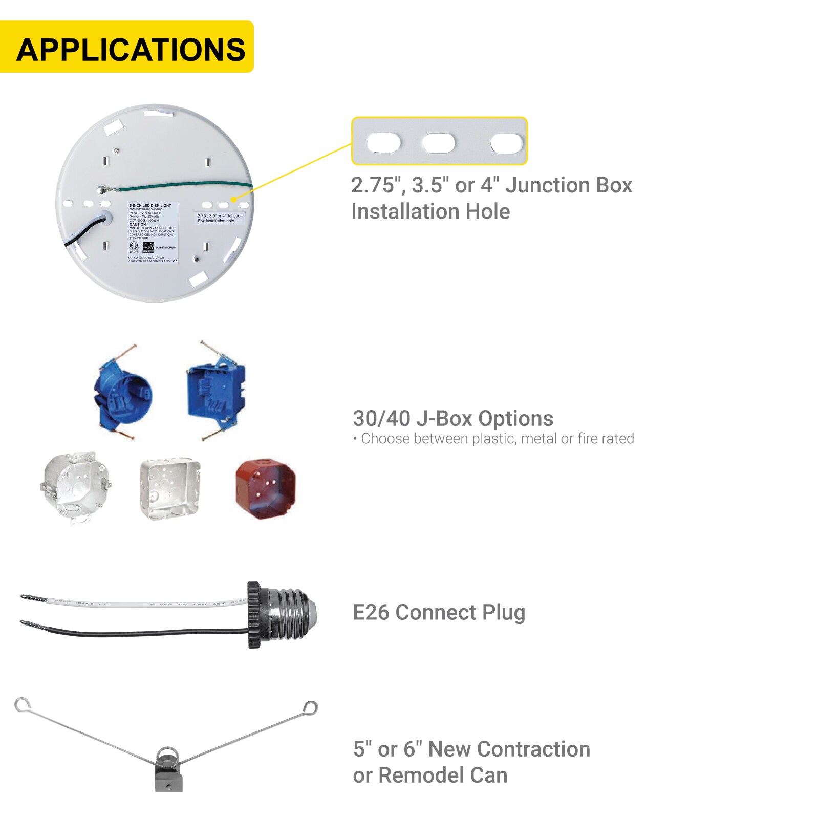 NUWATT NW-R-DSK-6-15W30K6P Led-Retrofit-Downlight - View #10