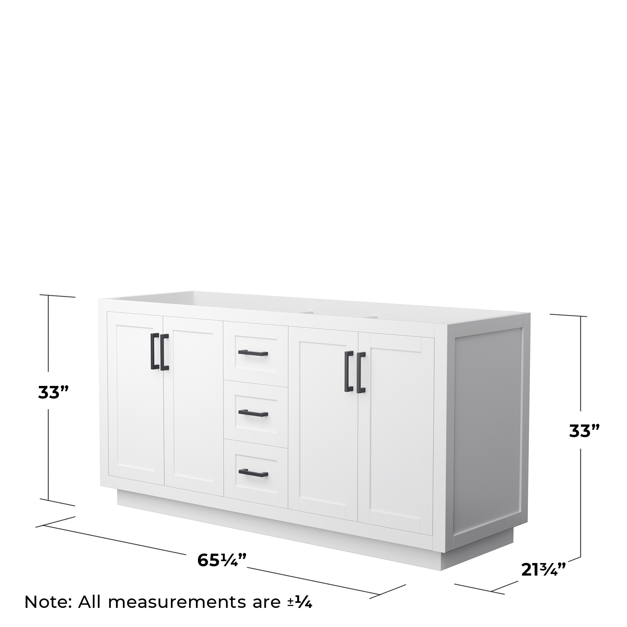 Wyndham Collection WCF292966DWBCXSXXMXX vanities - View #3